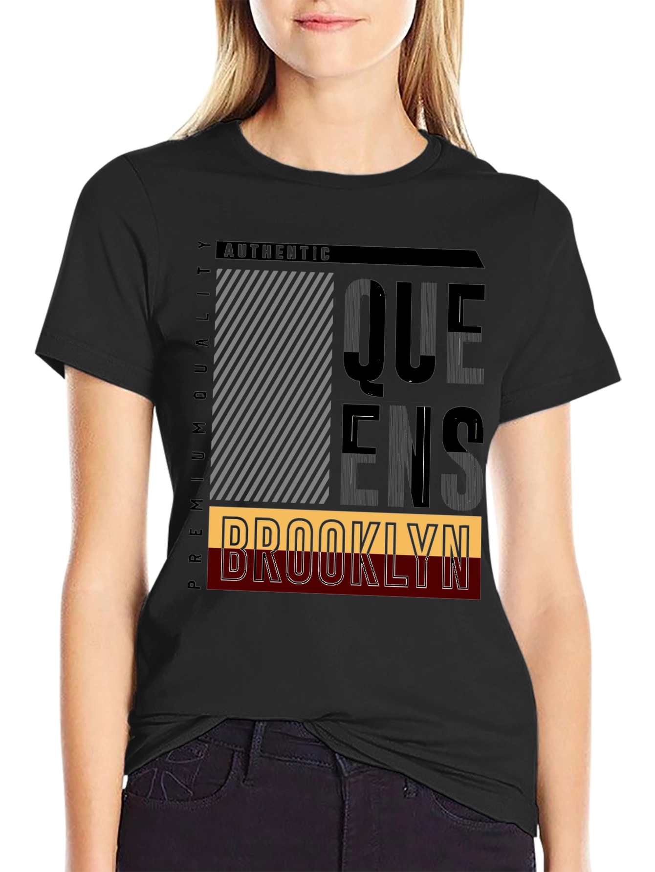 Queens & Brooklyn Graphic T-Shirt - Authentic NYC Style