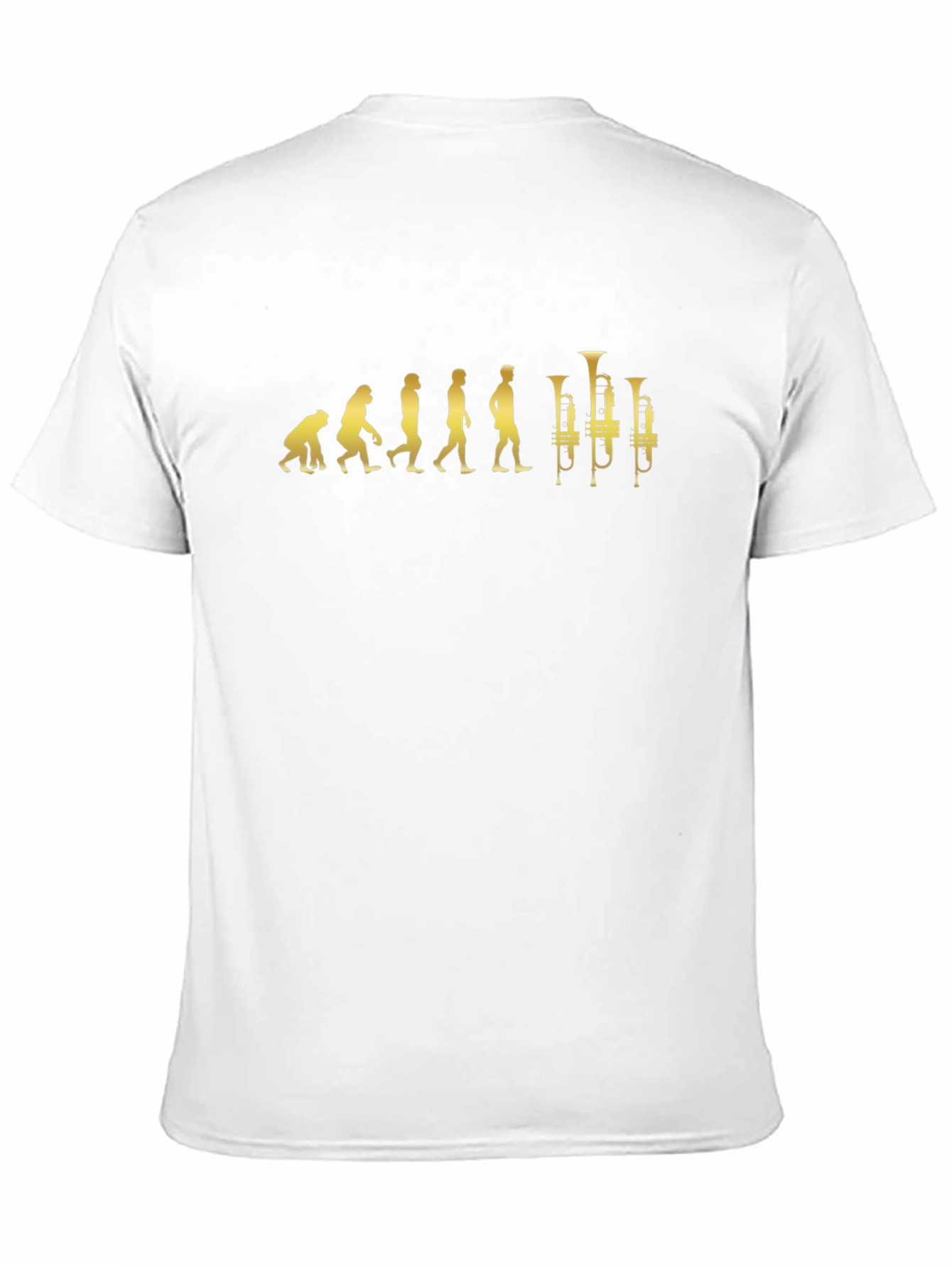 Evolution of Music T-Shirt - Trumpet Player Tee