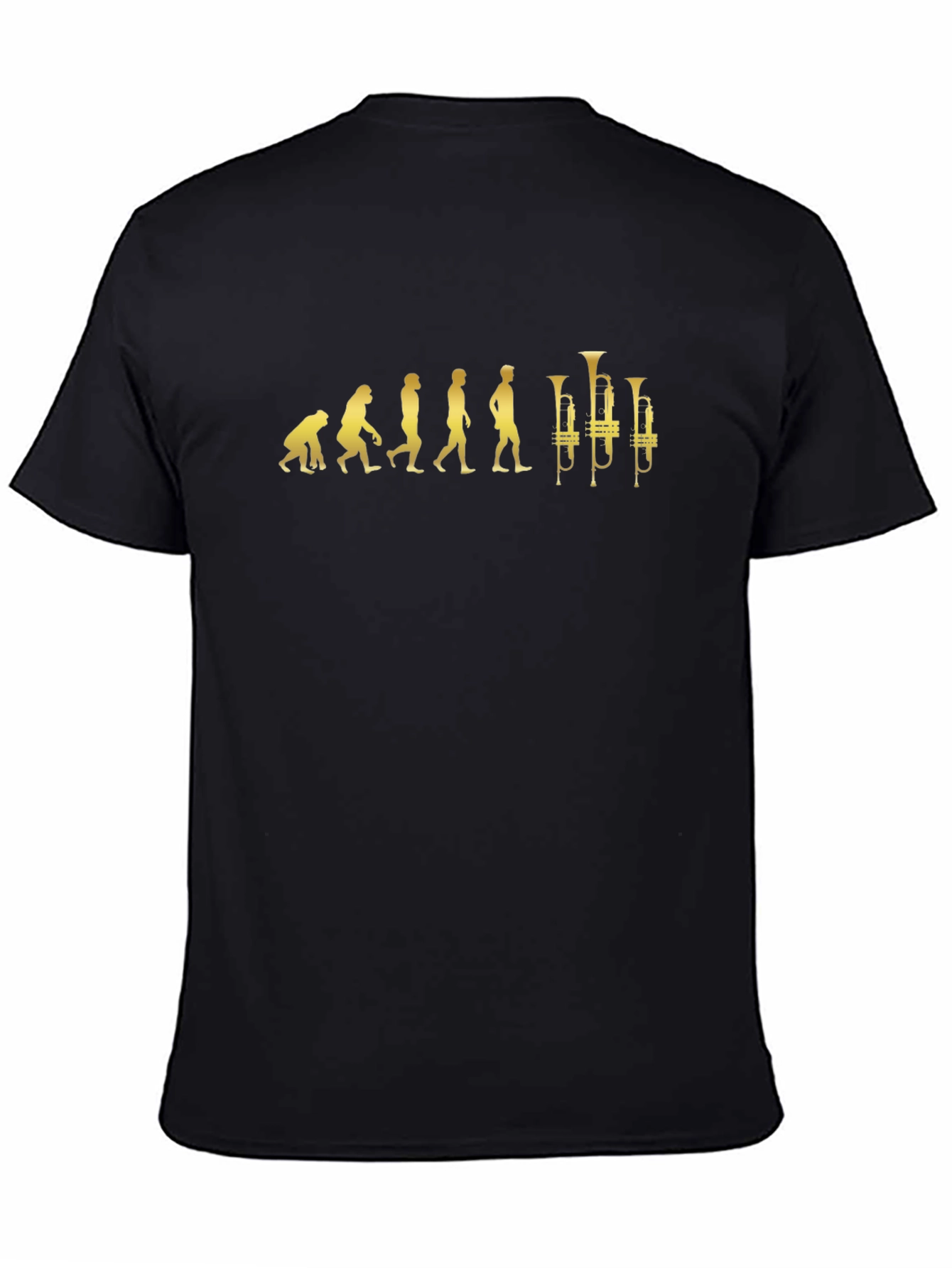 Evolution of Music T-Shirt - Trumpet Player Tee