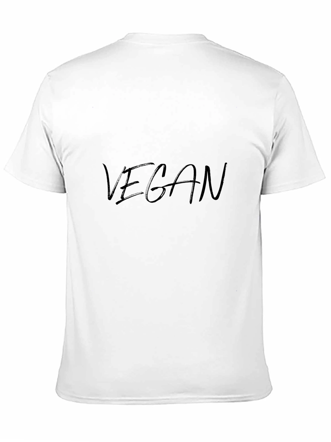 Vegan Statement T-Shirt - Black
