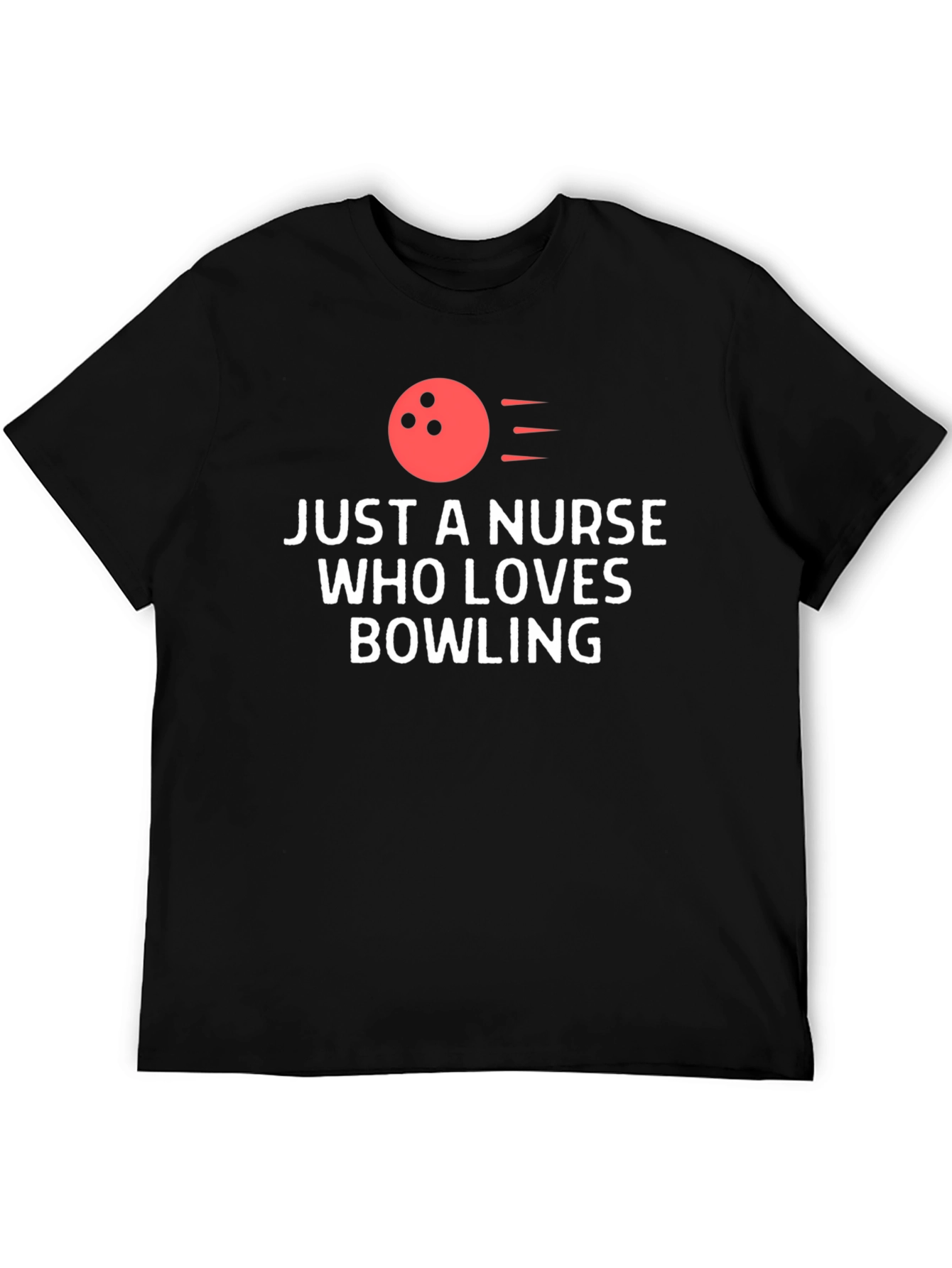 Nurse Who Loves Bowling Graphic Tee