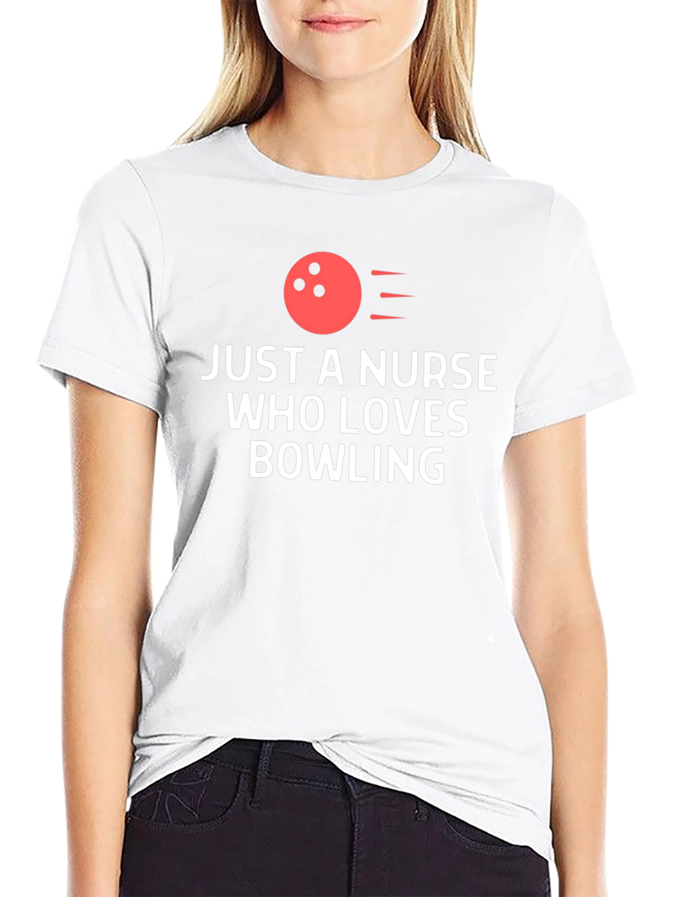 Nurse Who Loves Bowling Graphic Tee