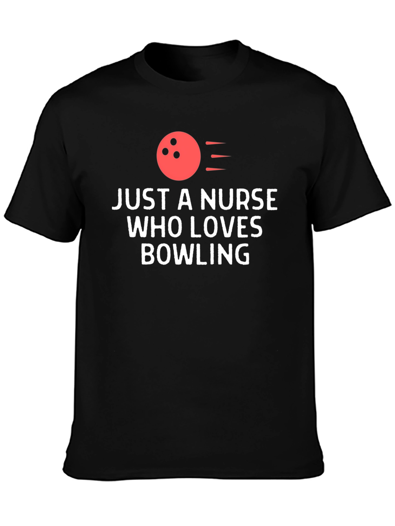 Nurse Who Loves Bowling Graphic Tee