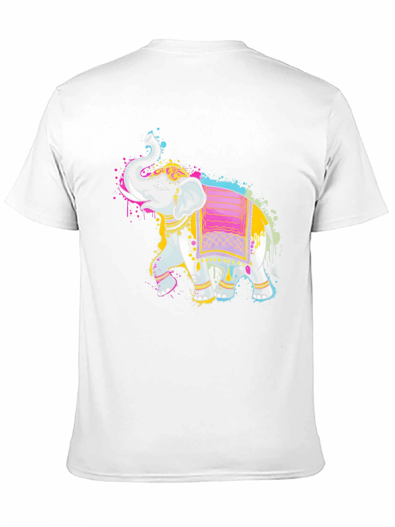 Elephant Art Graphic Tee - Unique Design T-Shirt