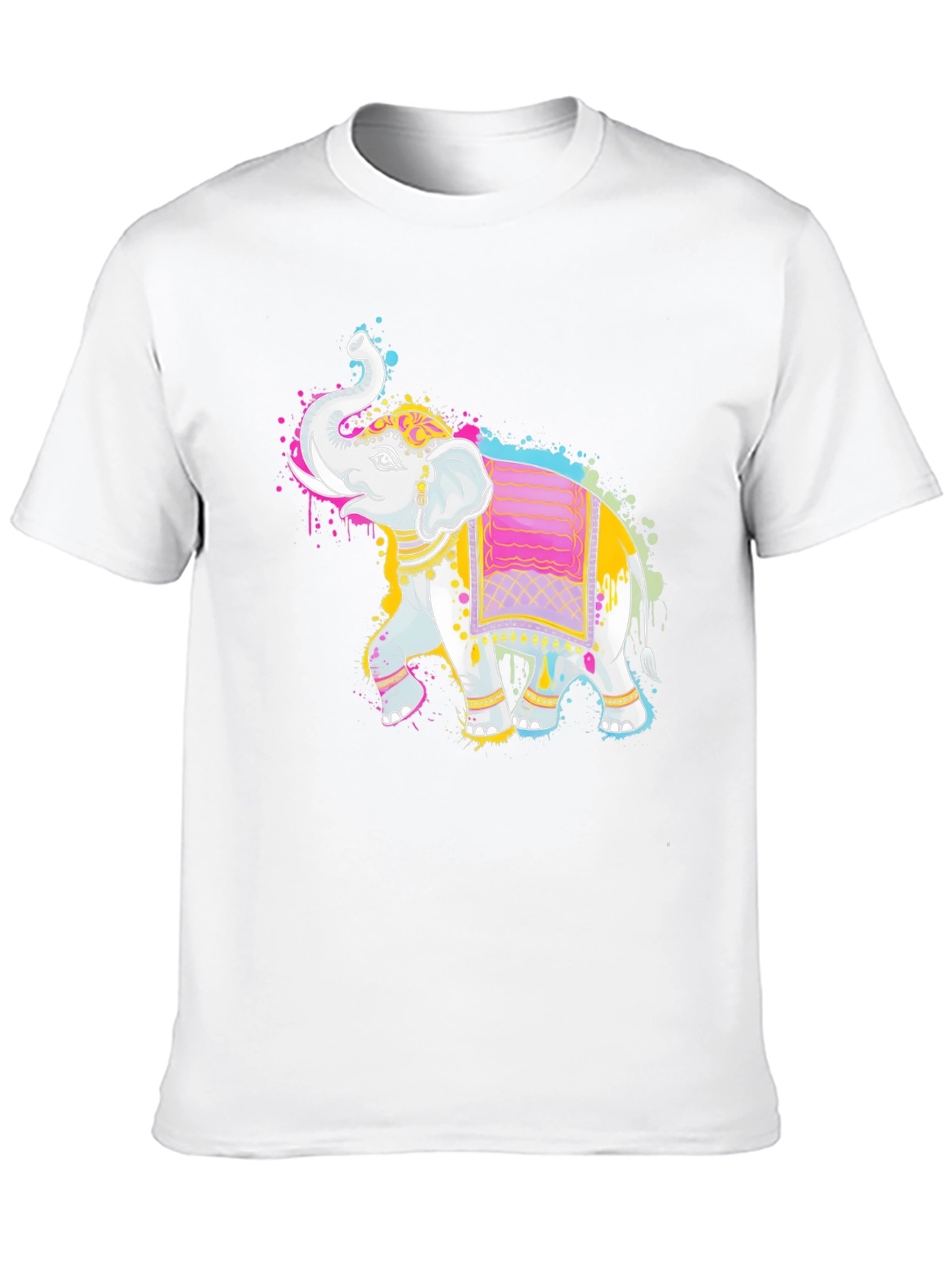 Elephant Art Graphic Tee - Unique Design T-Shirt