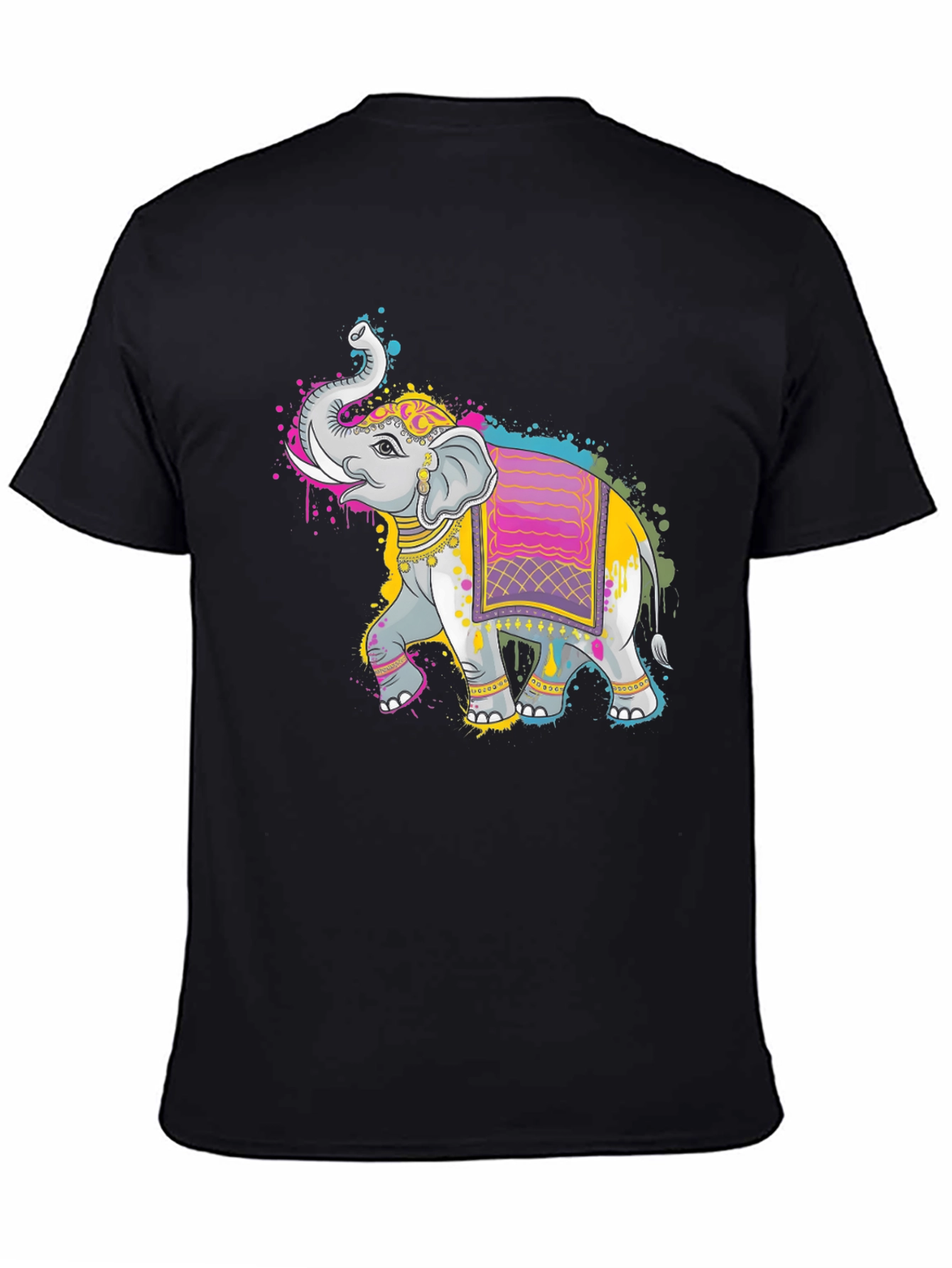 Elephant Art Graphic Tee - Unique Design T-Shirt