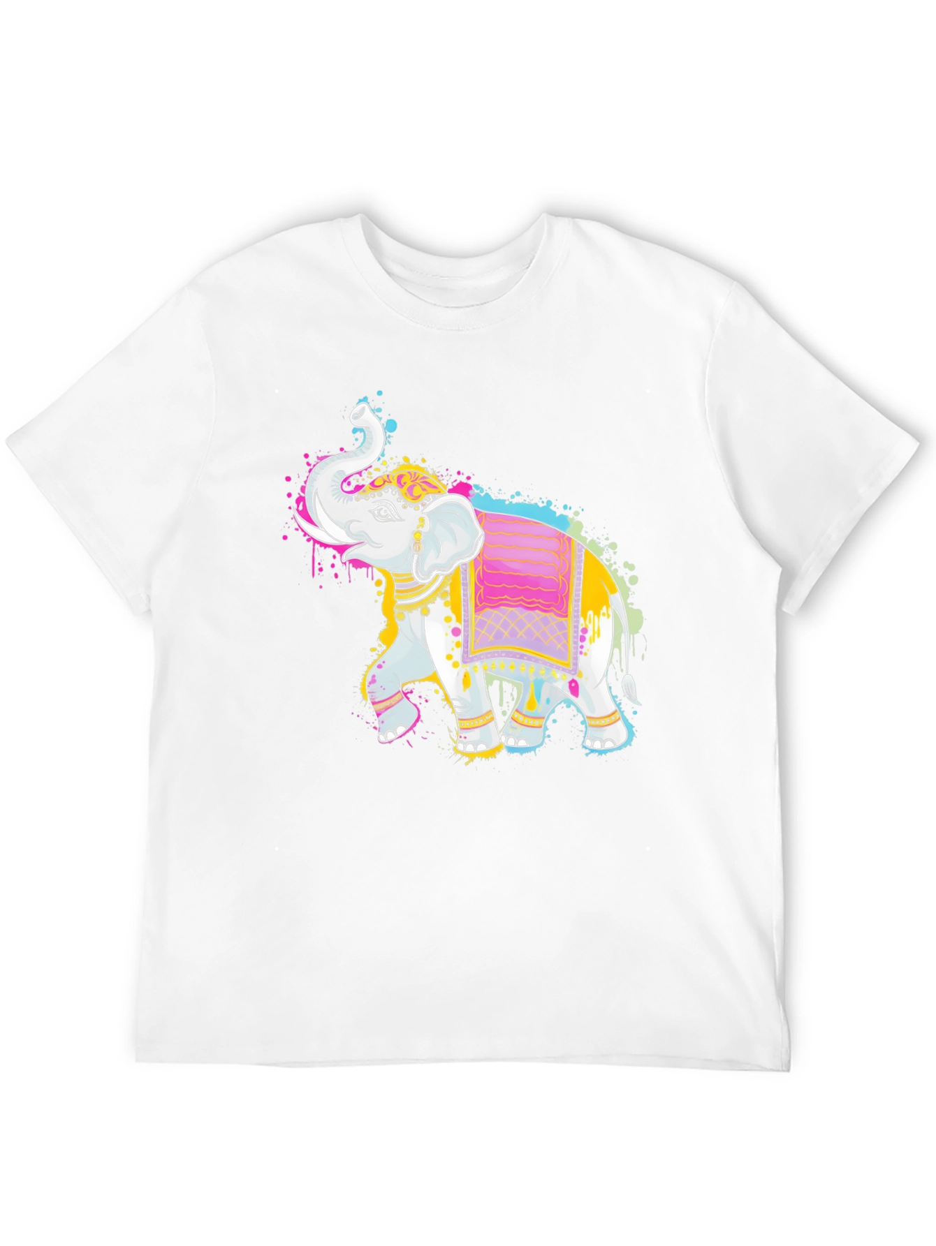 Elephant Art Graphic Tee - Unique Design T-Shirt