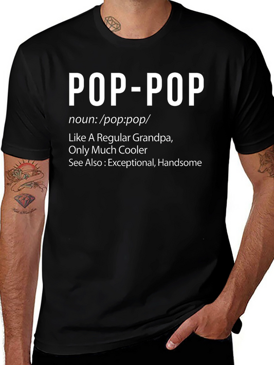 Pop-Pop Definition T-Shirt - Cool Grandpa Tee