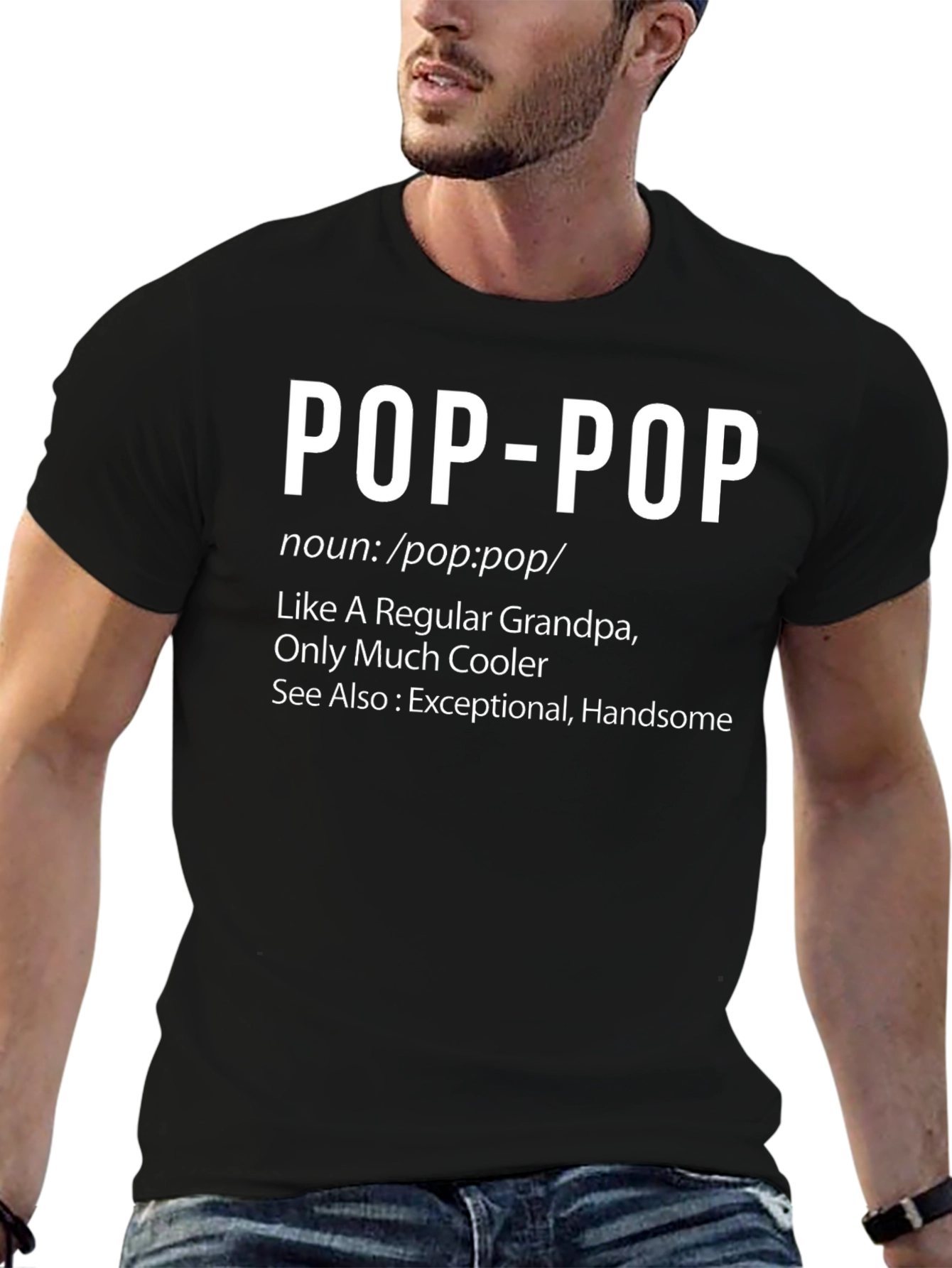 Pop-Pop Definition T-Shirt - Cool Grandpa Tee