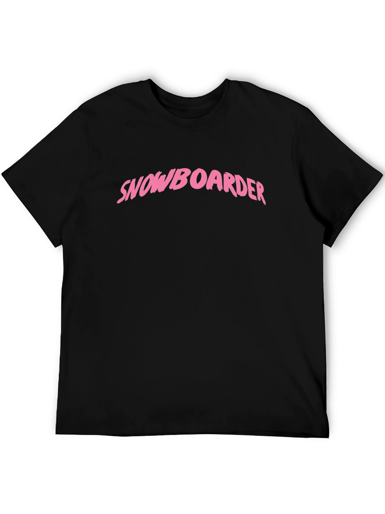 Snowboarder Graphic Tee - Black