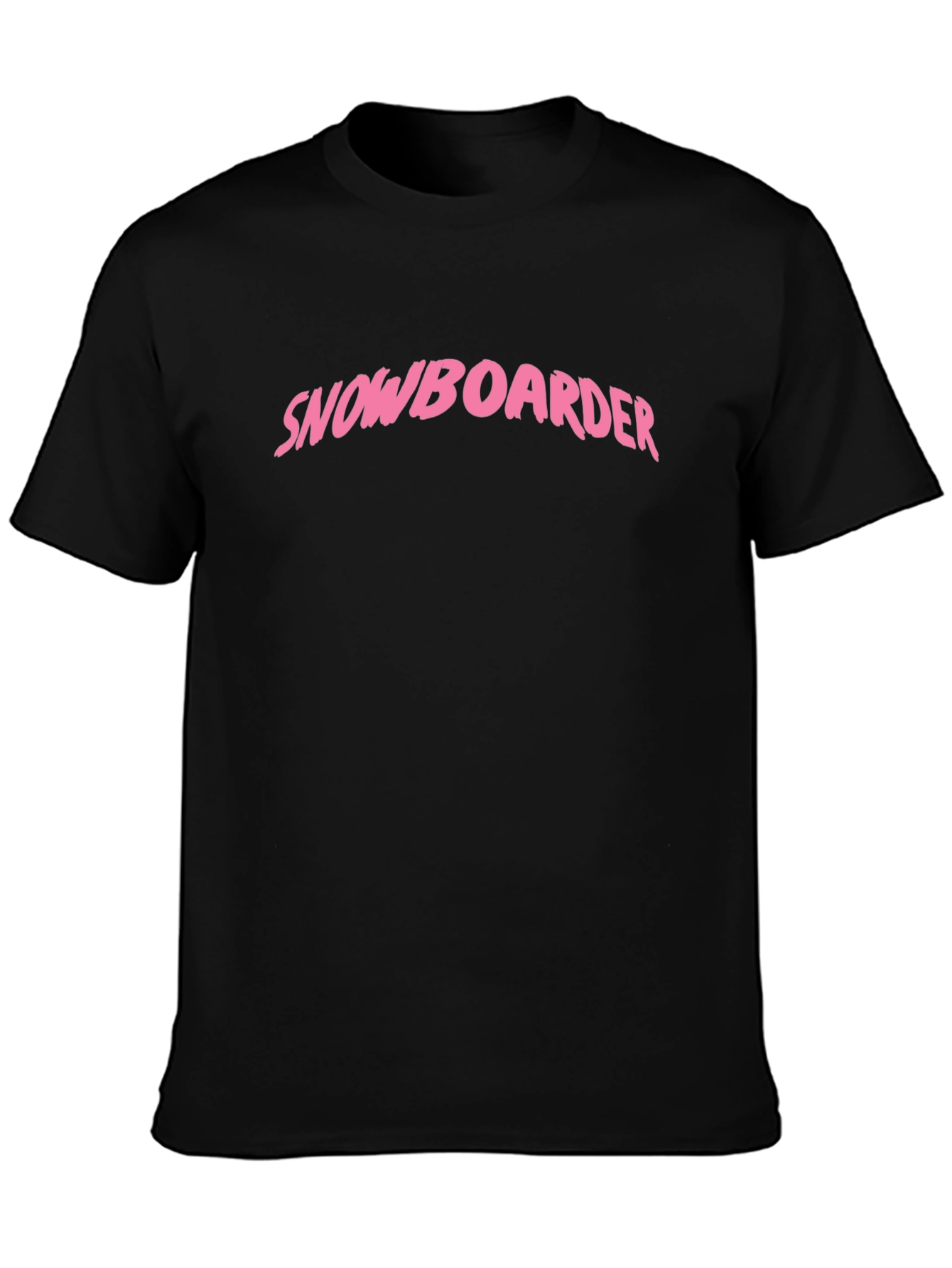 Snowboarder Graphic Tee - Black