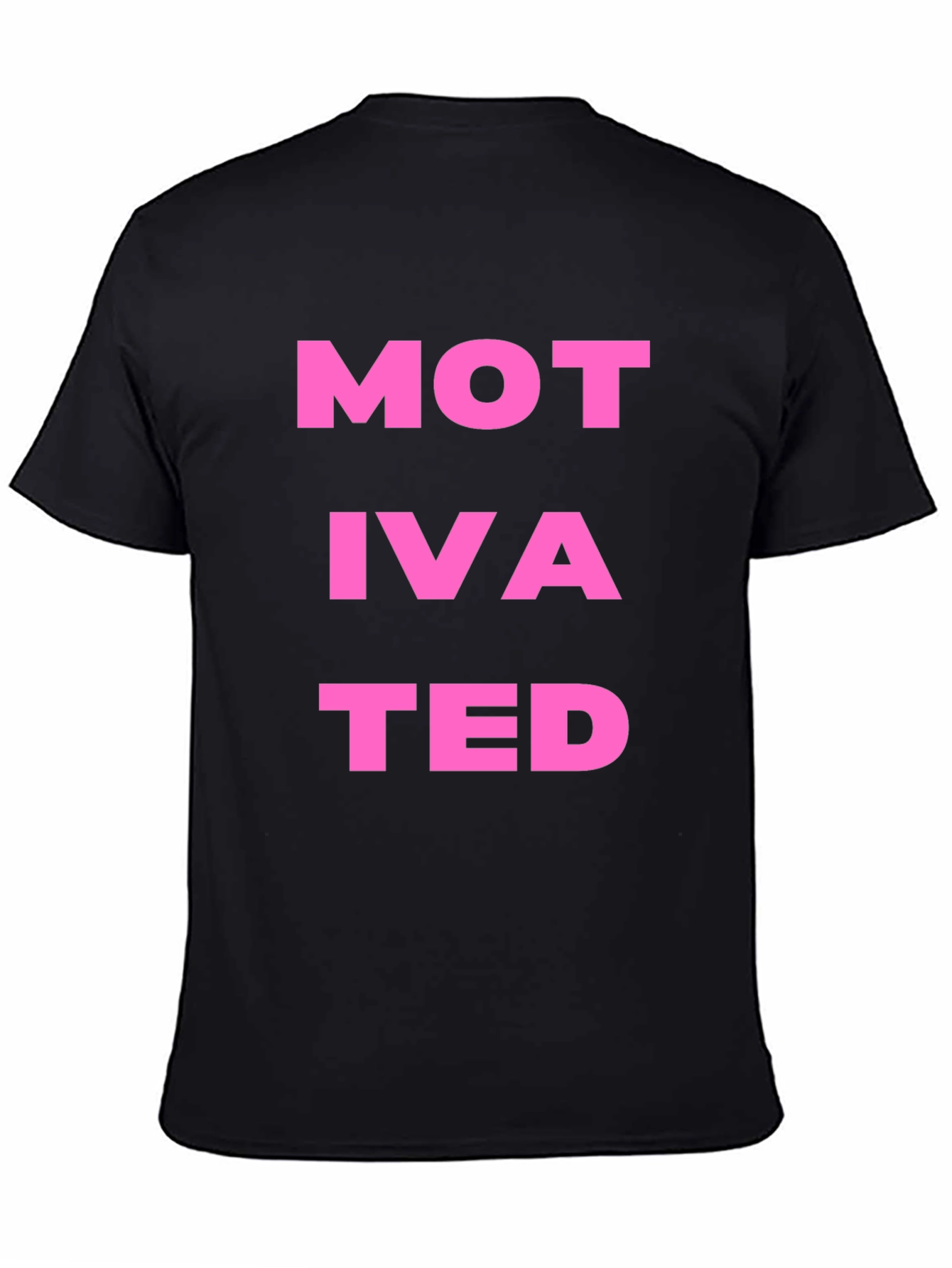 Motivated Black Graphic Tee
