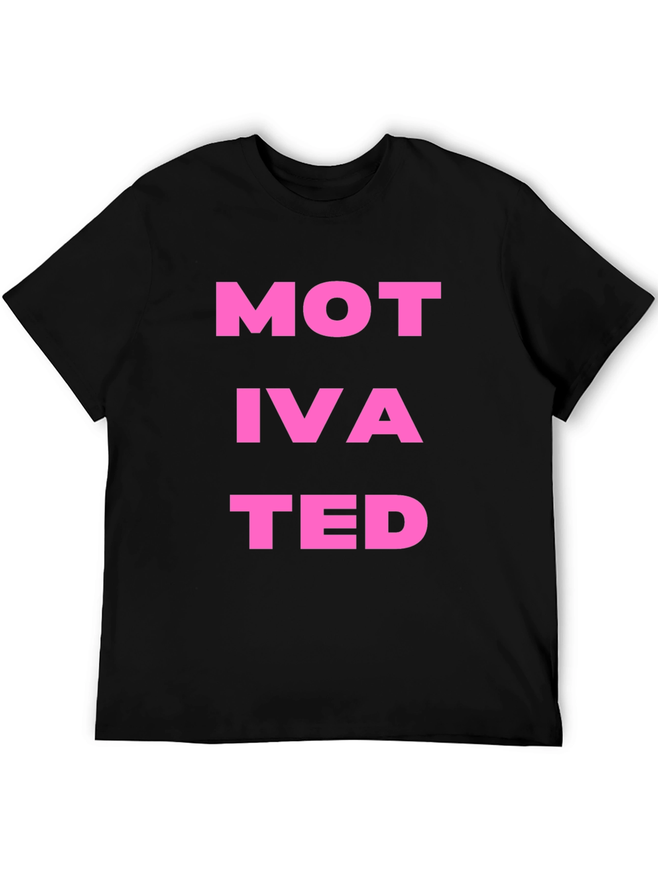 Motivated Black Graphic Tee