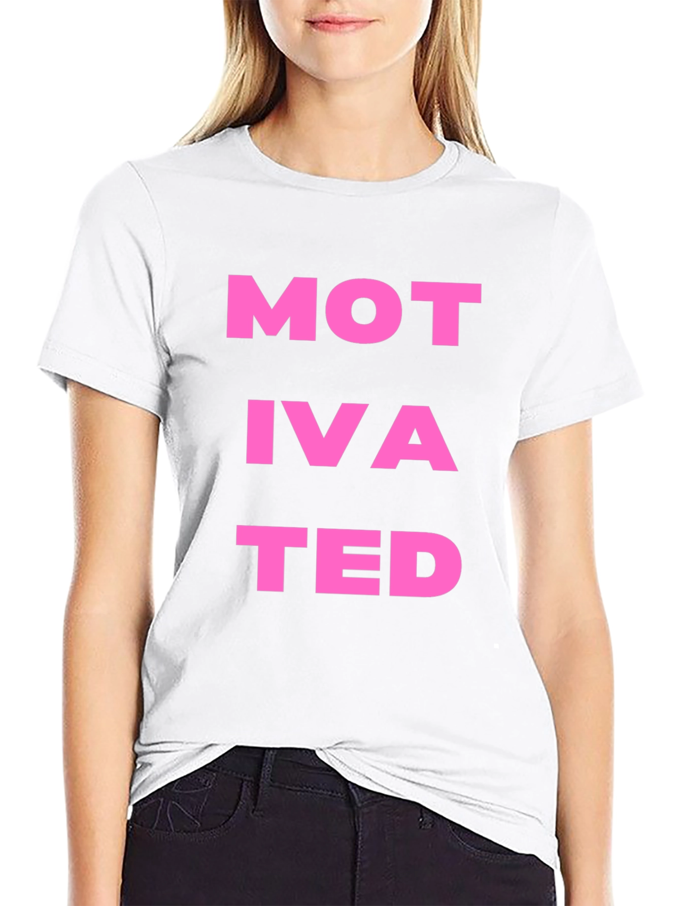 Motivated Black Graphic Tee