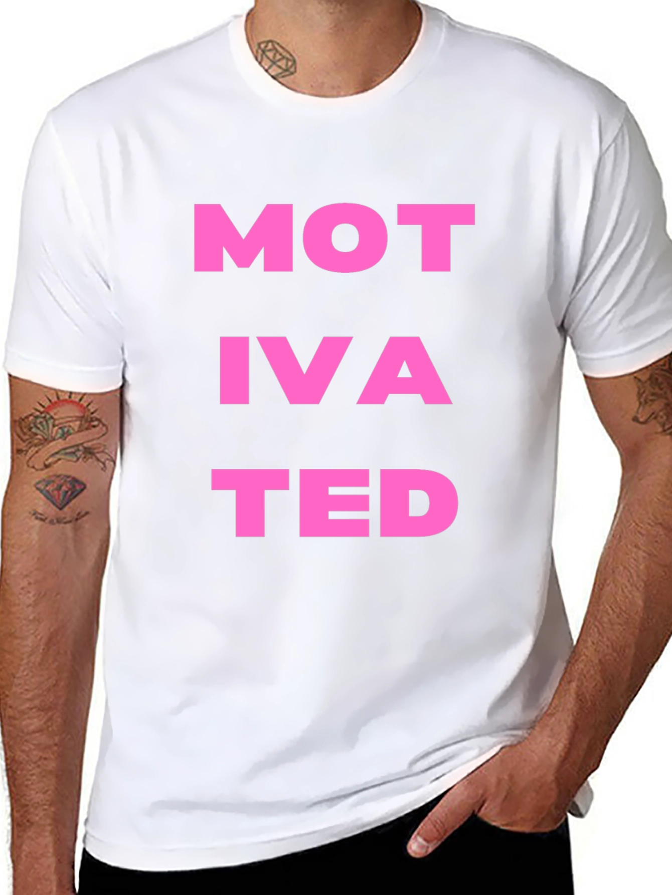 Motivated Black Graphic Tee