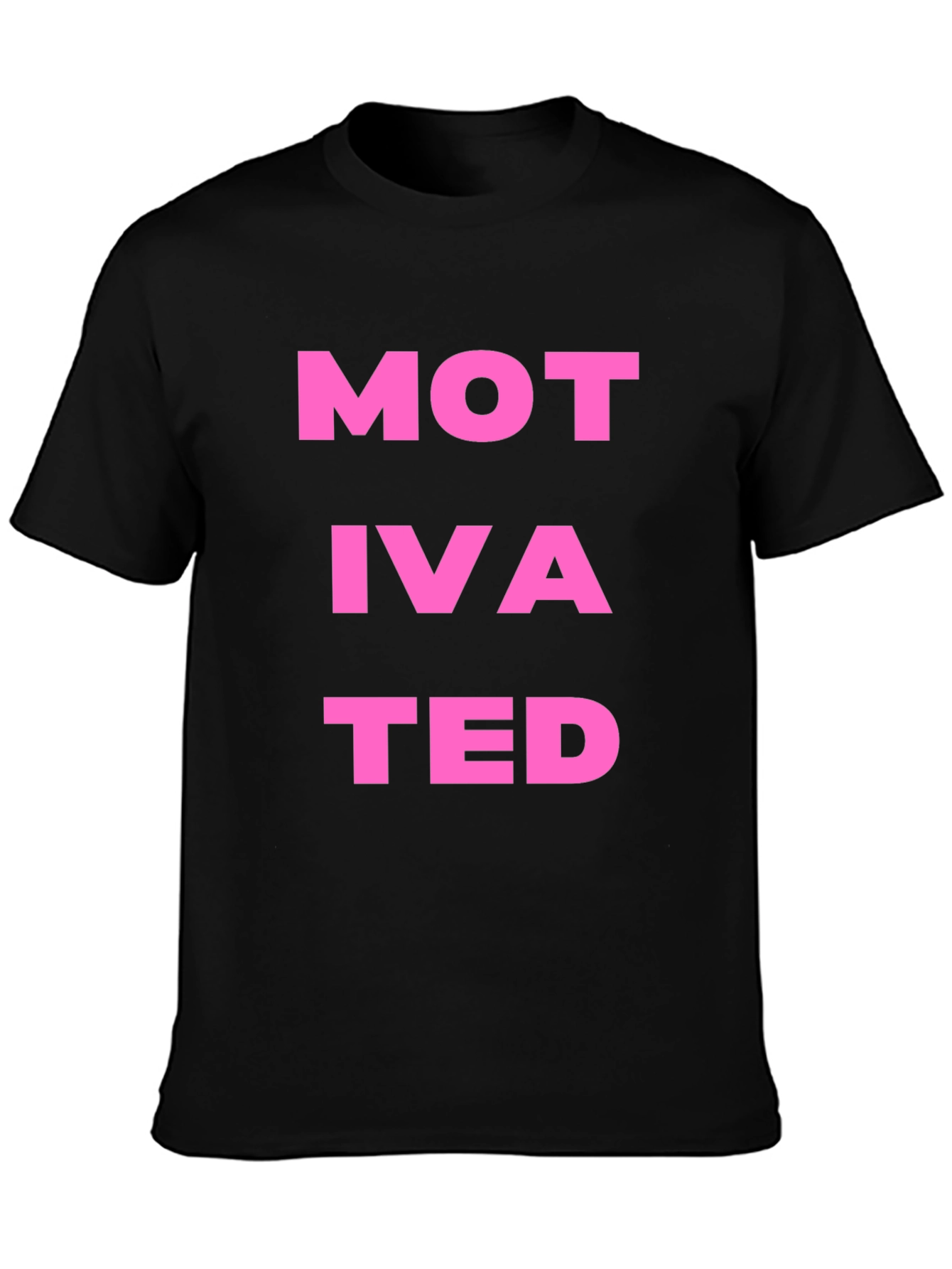 Motivated Black Graphic Tee