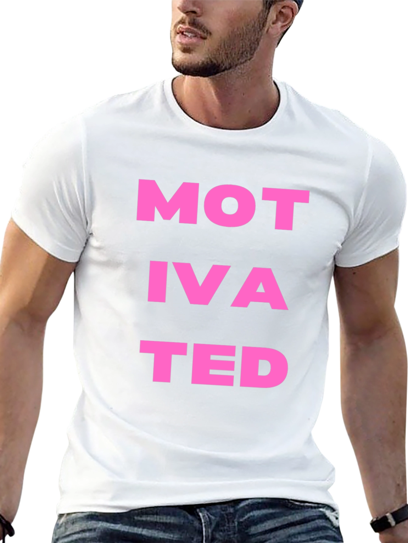 Motivated Black Graphic Tee