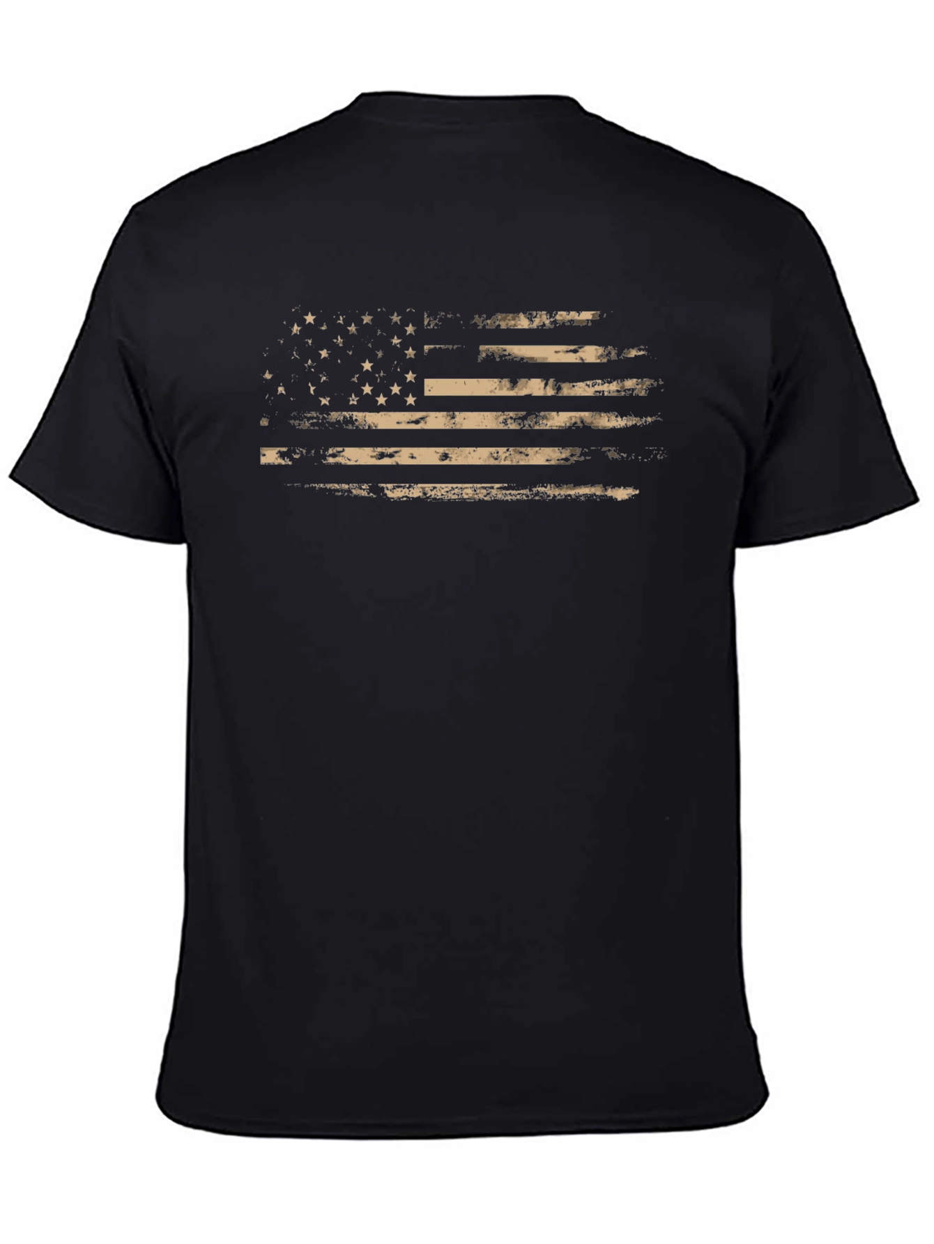 Distressed American Flag Graphic T-Shirt