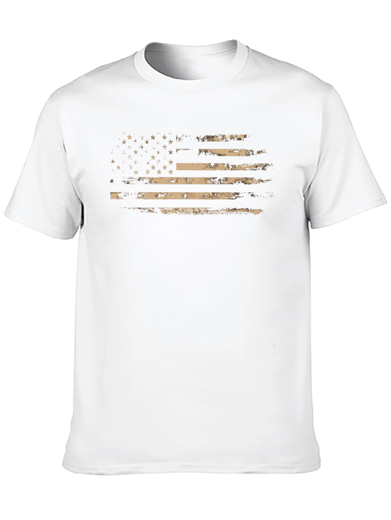 Distressed American Flag Graphic T-Shirt