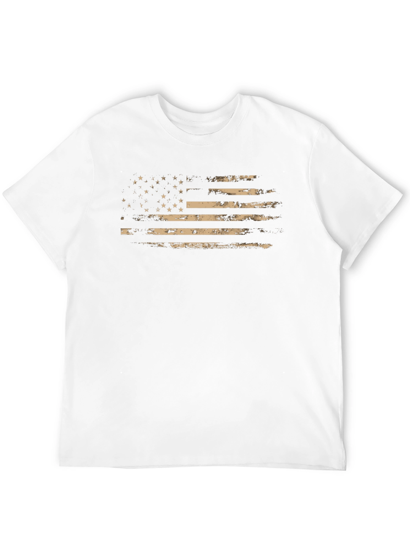 Distressed American Flag Graphic T-Shirt