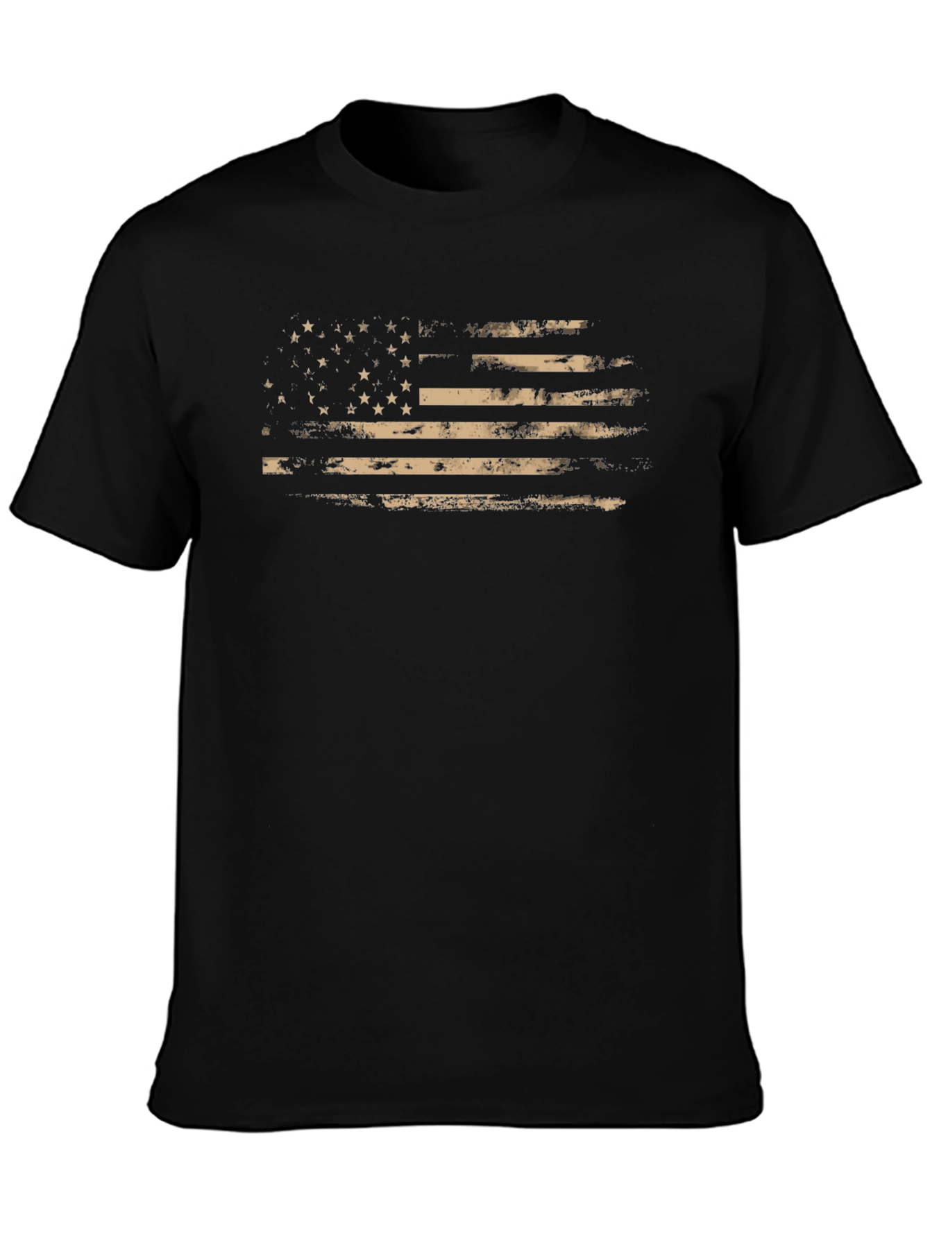 Distressed American Flag Graphic T-Shirt