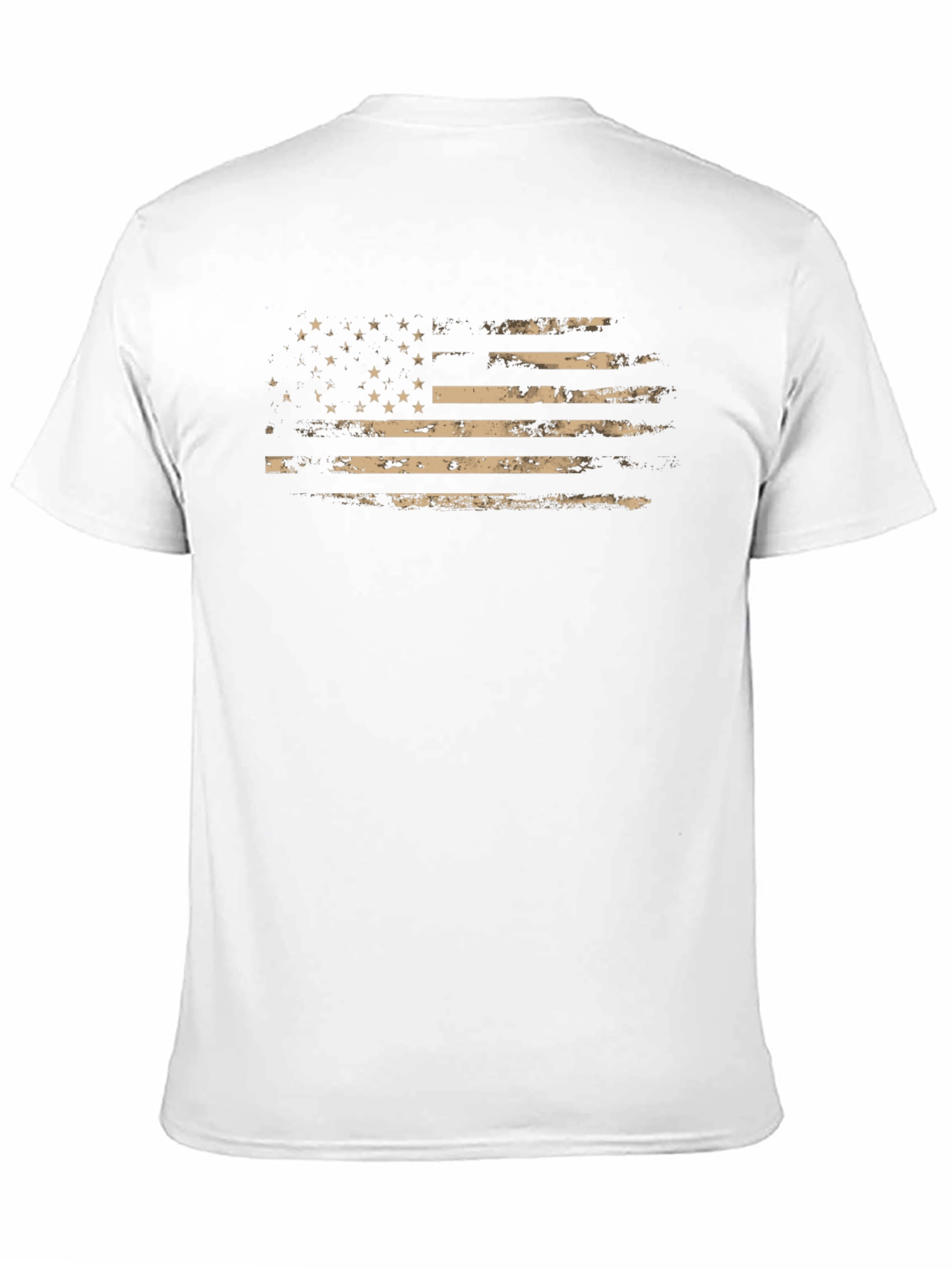 Distressed American Flag Graphic T-Shirt