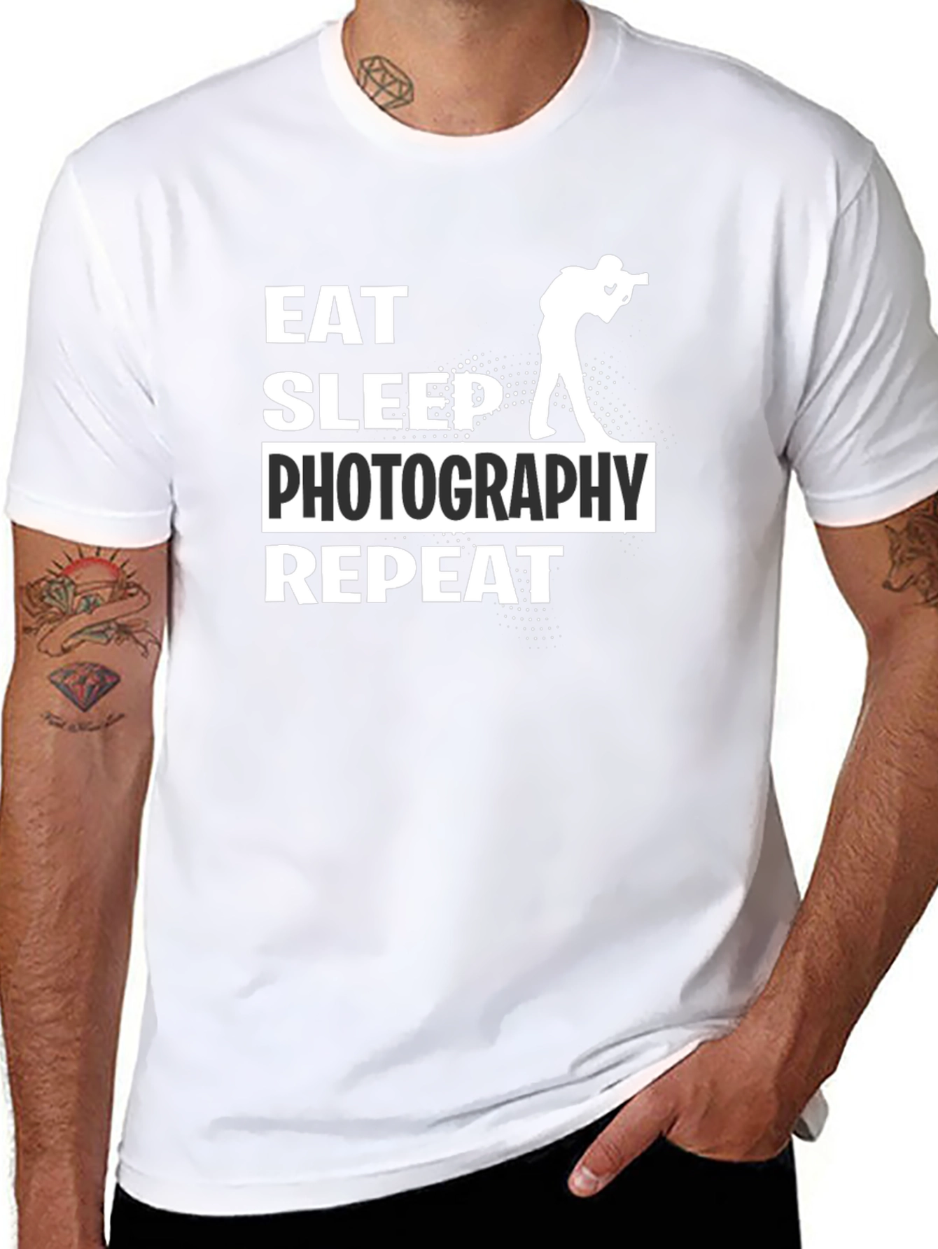 Eat Sleep Photography Repeat T-Shirt