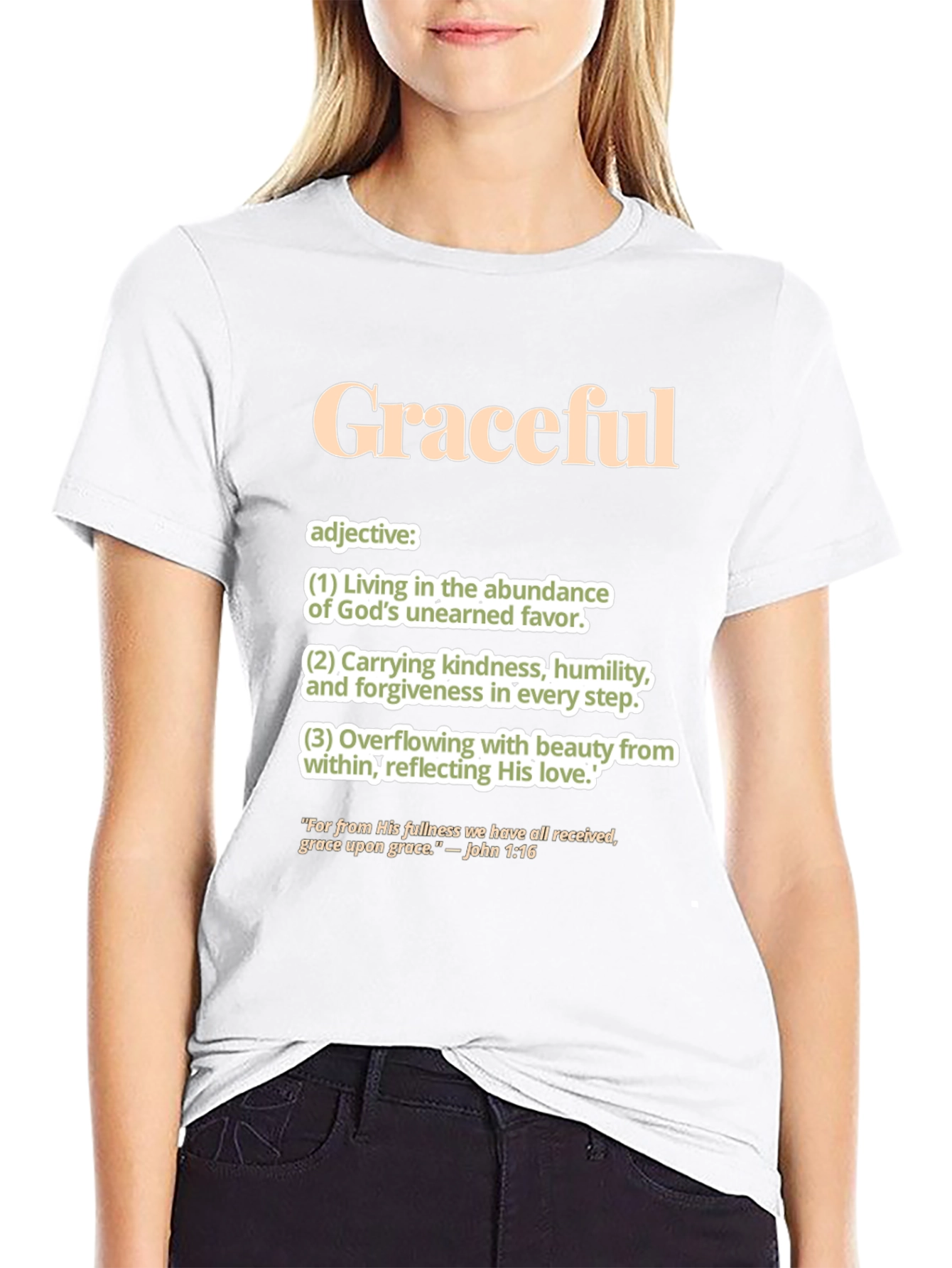 Graceful Definition T-Shirt: Faith-Based Apparel