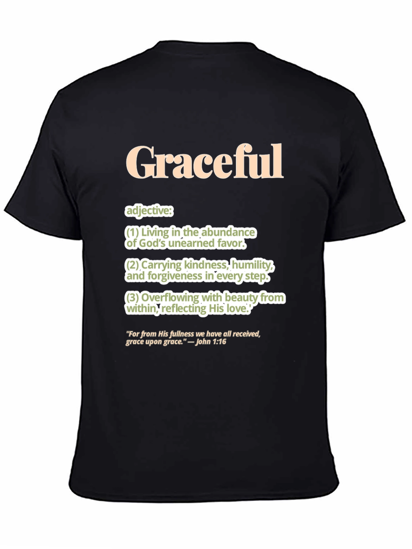 Graceful Definition T-Shirt: Faith-Based Apparel
