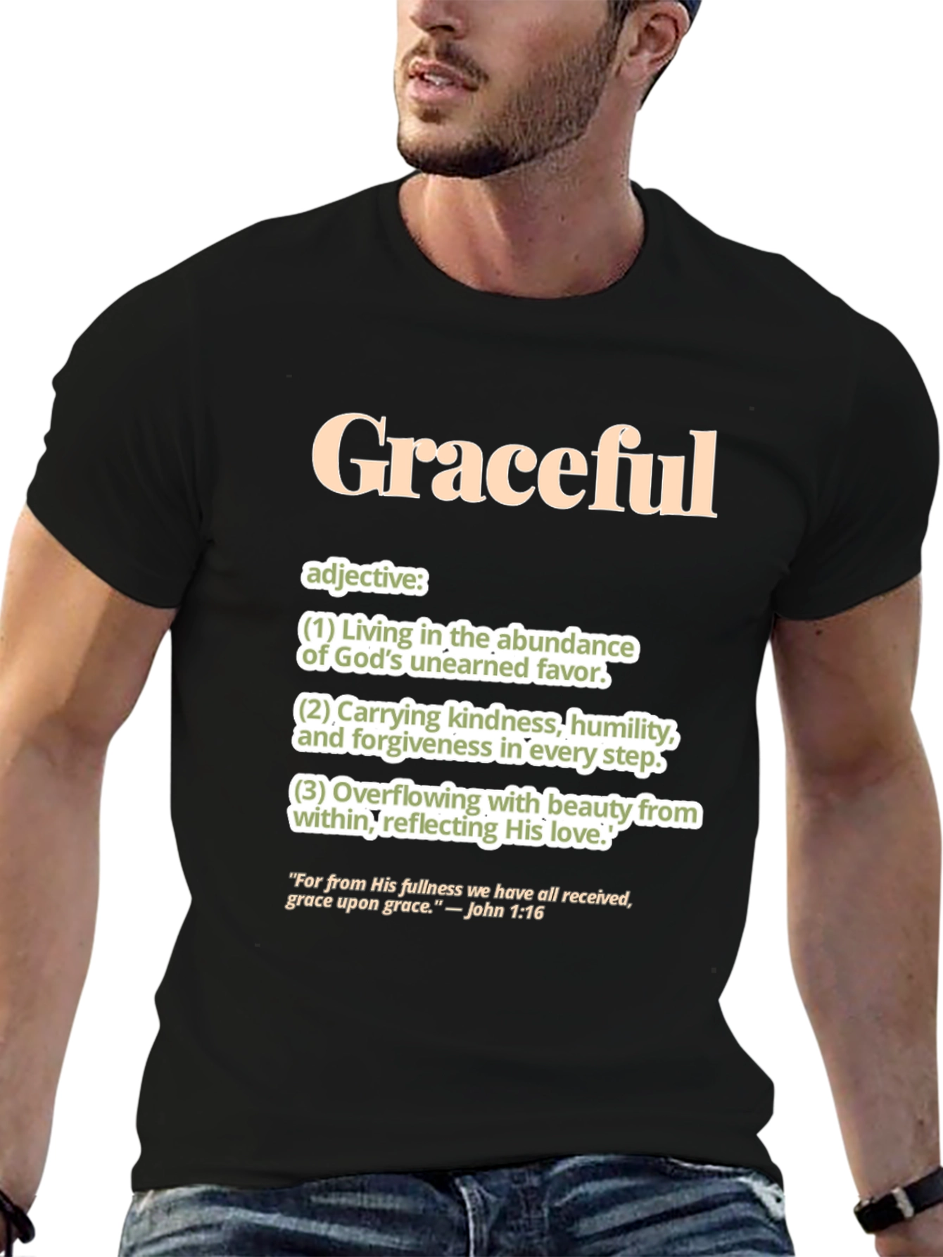 Graceful Definition T-Shirt: Faith-Based Apparel