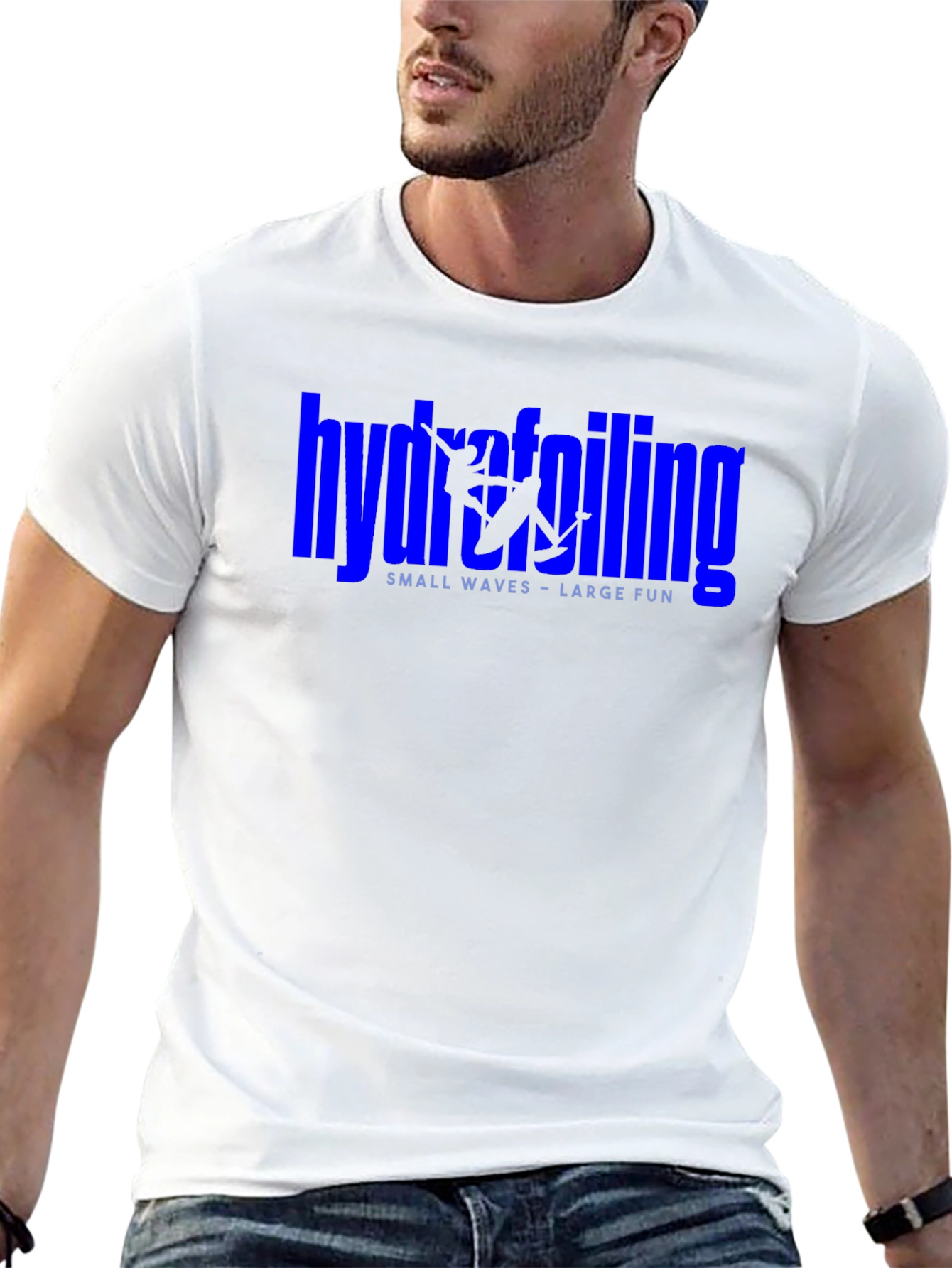 Hydrofoiling Graphic Black T-Shirt