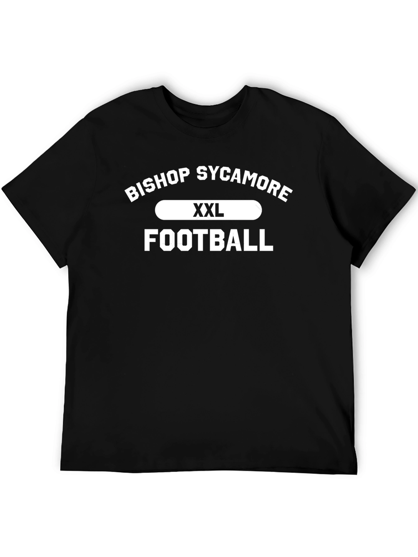 Bishop Sycamore Football T-Shirt XXL Black