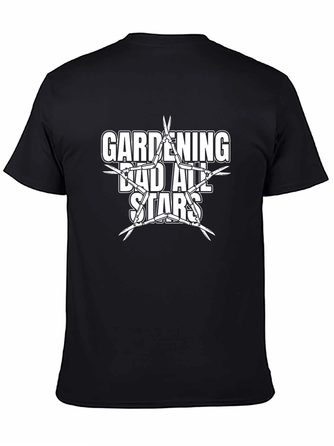 Gardening Dad All Stars Black Graphic Tee