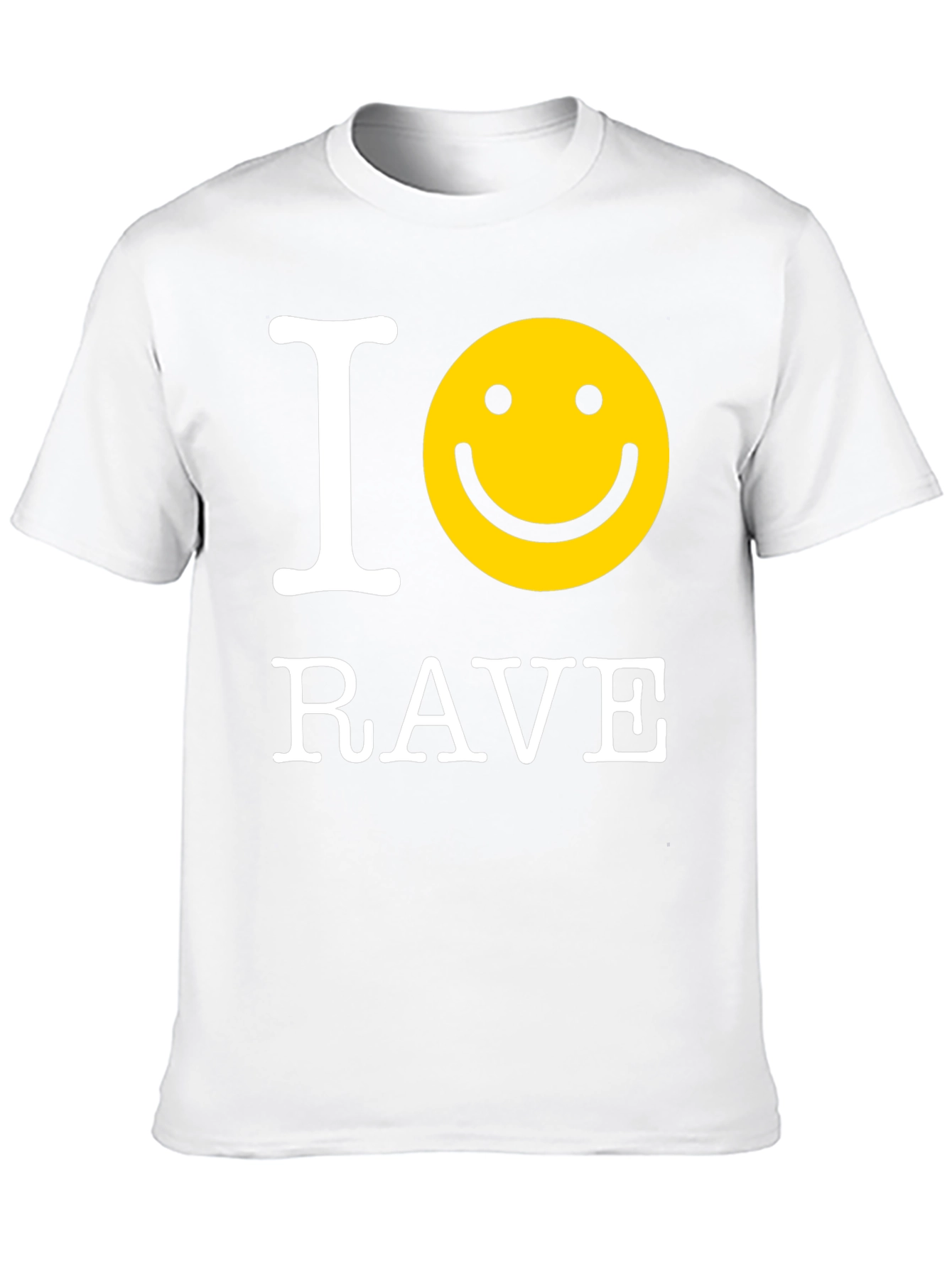 I Smiley Rave Black T-Shirt