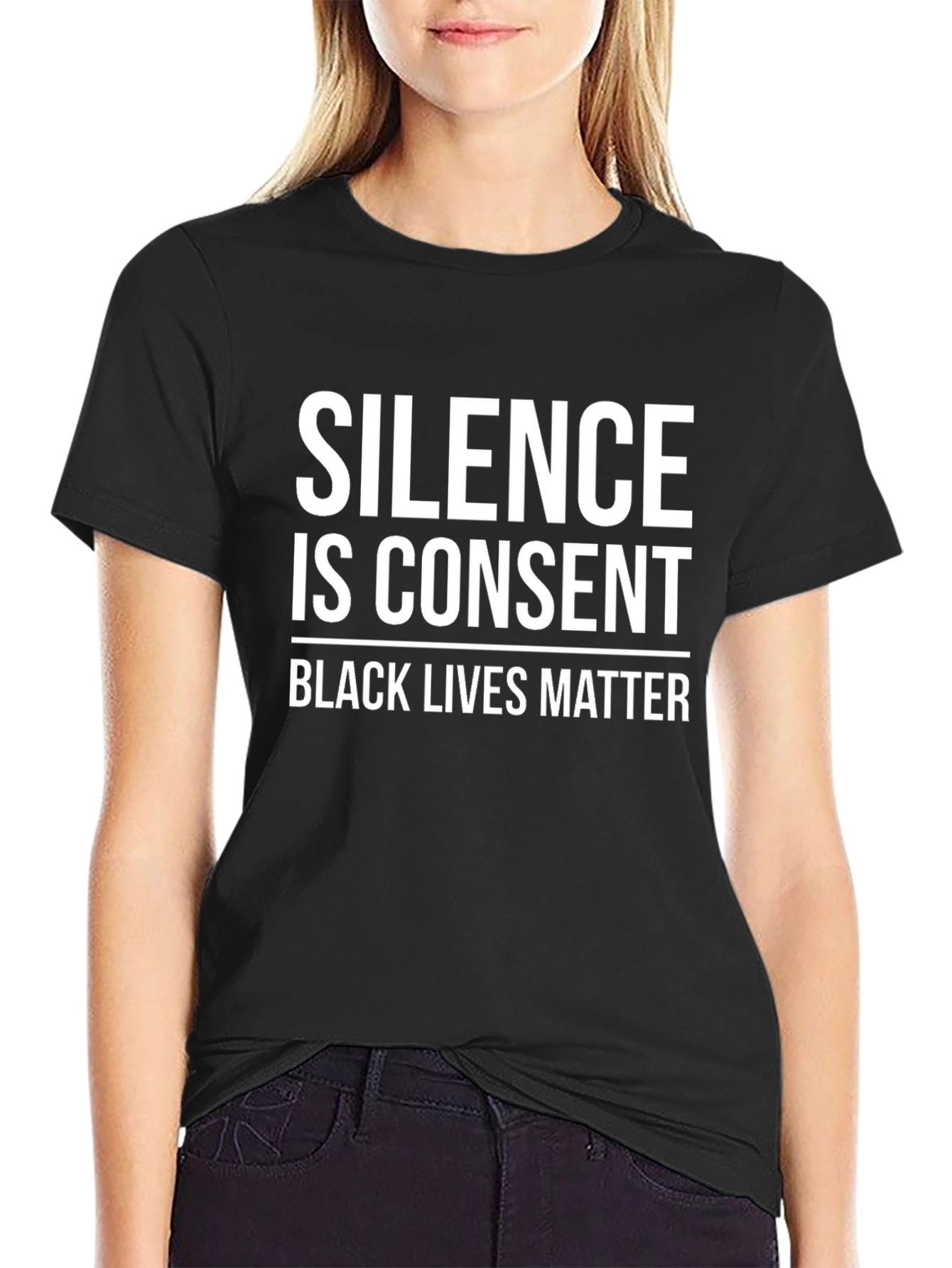 Silence is Consent BLM Graphic Tee