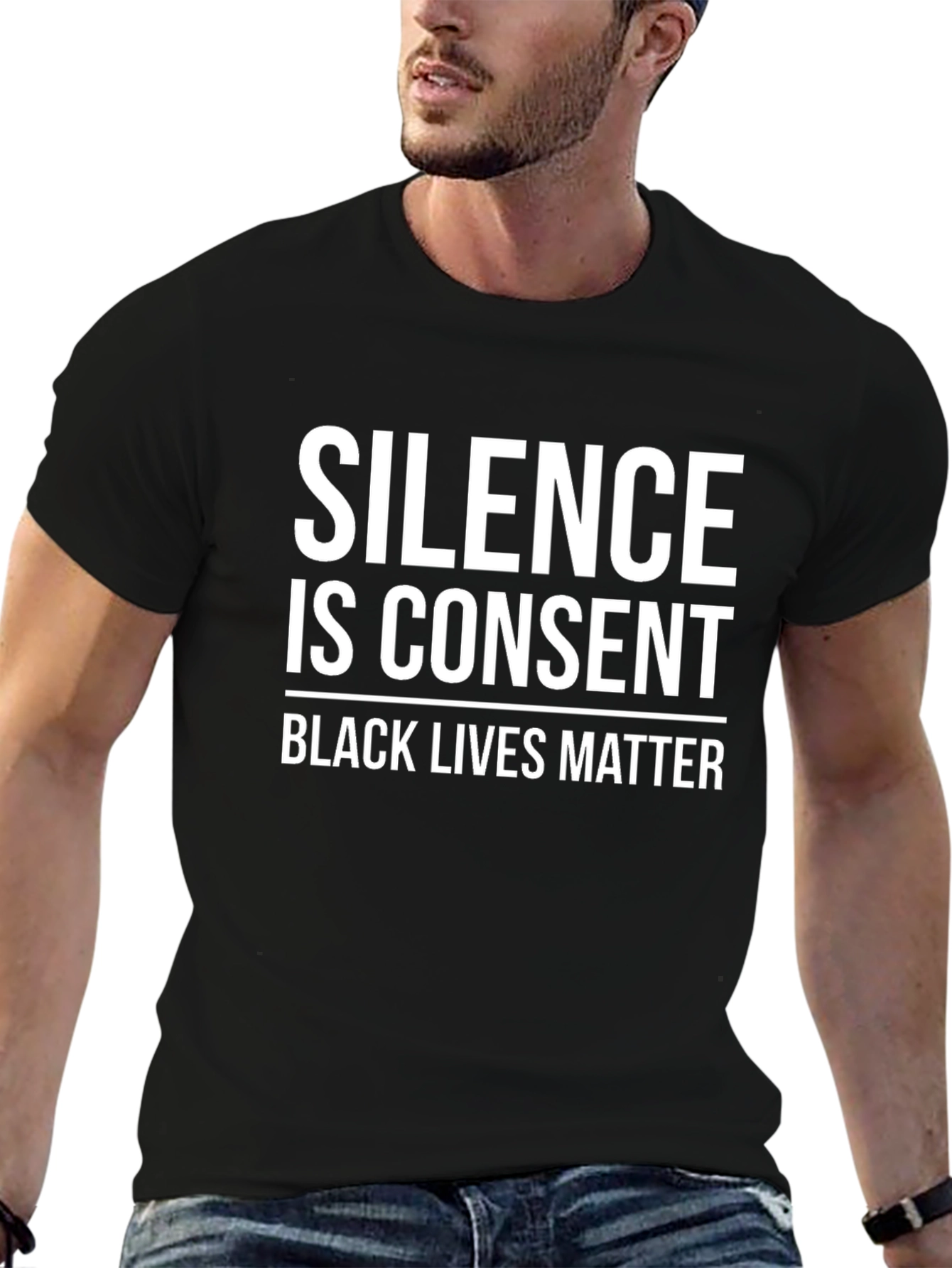 Silence is Consent BLM Graphic Tee