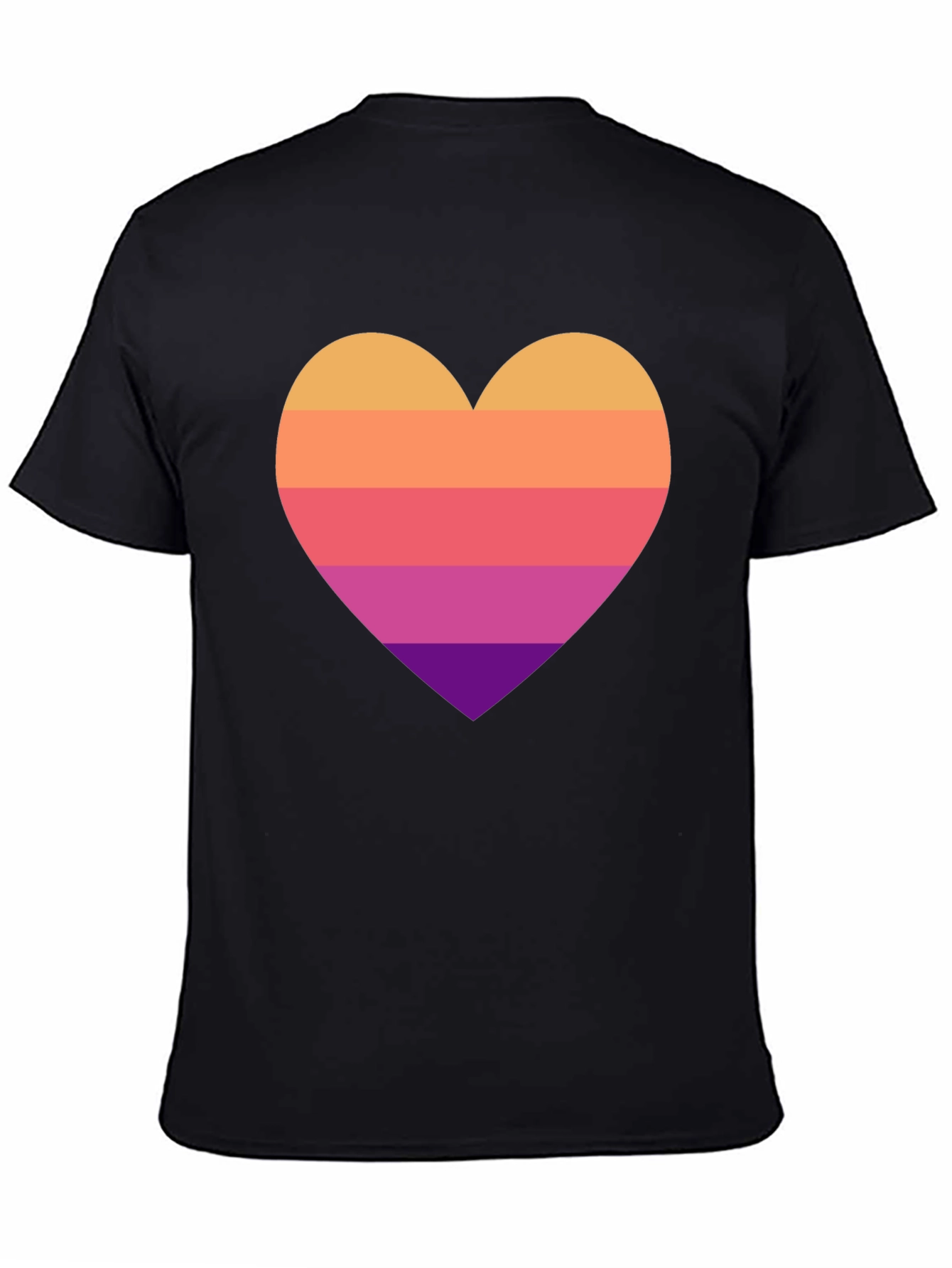Retro Heart Graphic Tee - Stylish Comfort