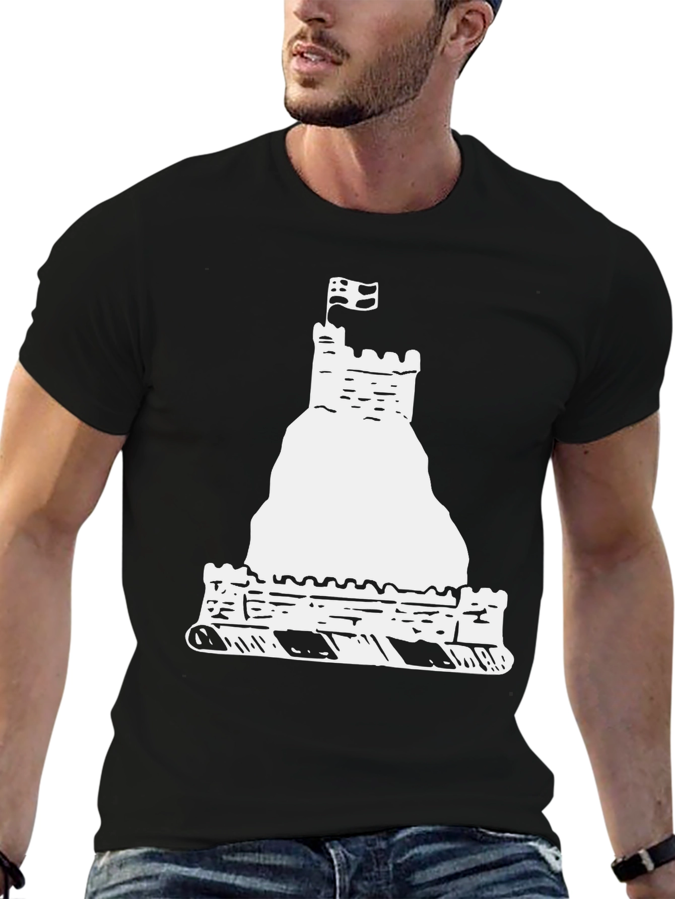 Castle T-Shirt Unique Graphic Tee