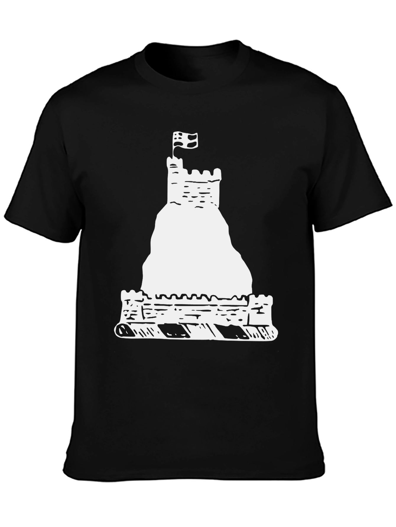 Castle T-Shirt Unique Graphic Tee