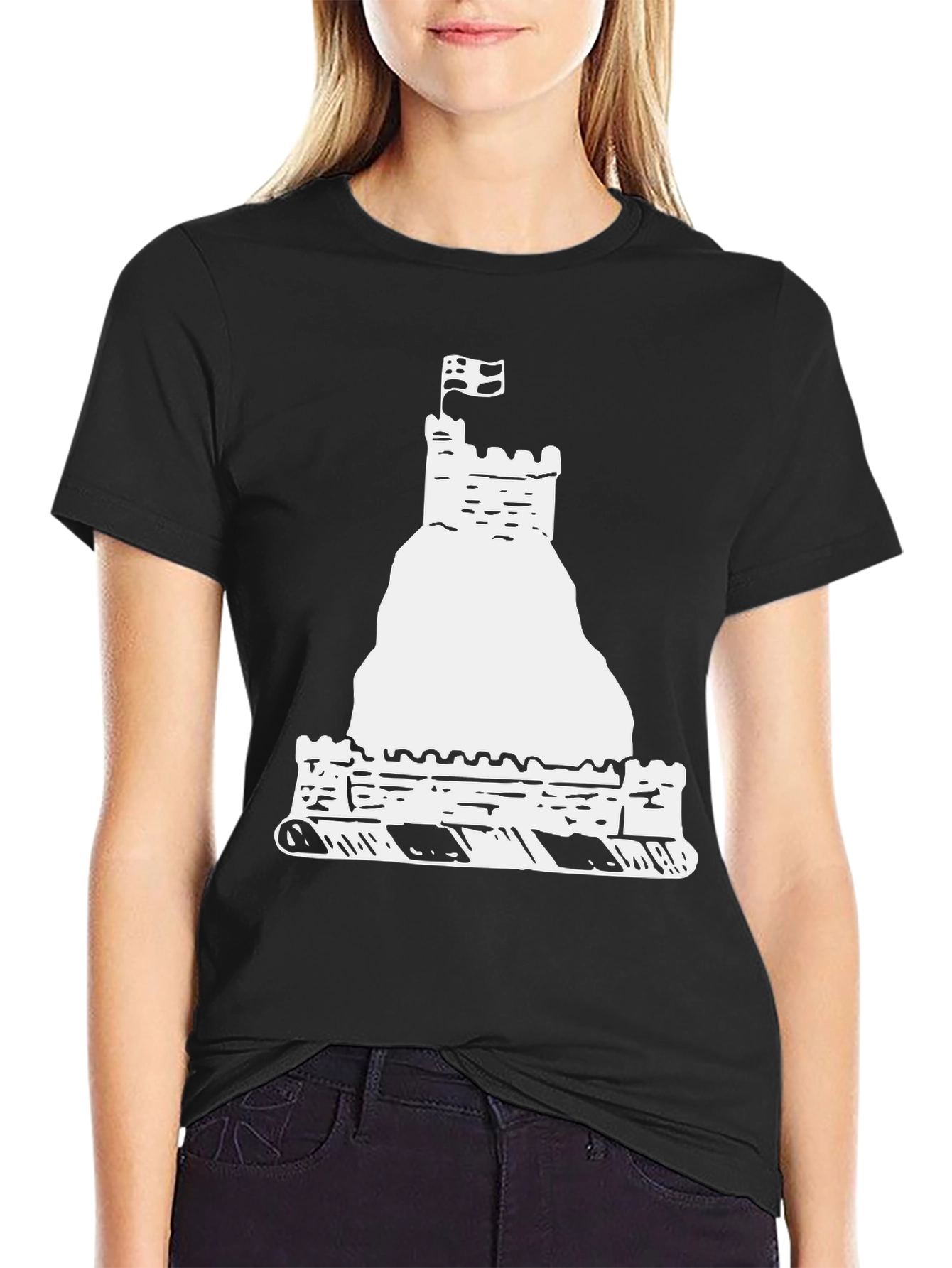 Castle T-Shirt Unique Graphic Tee