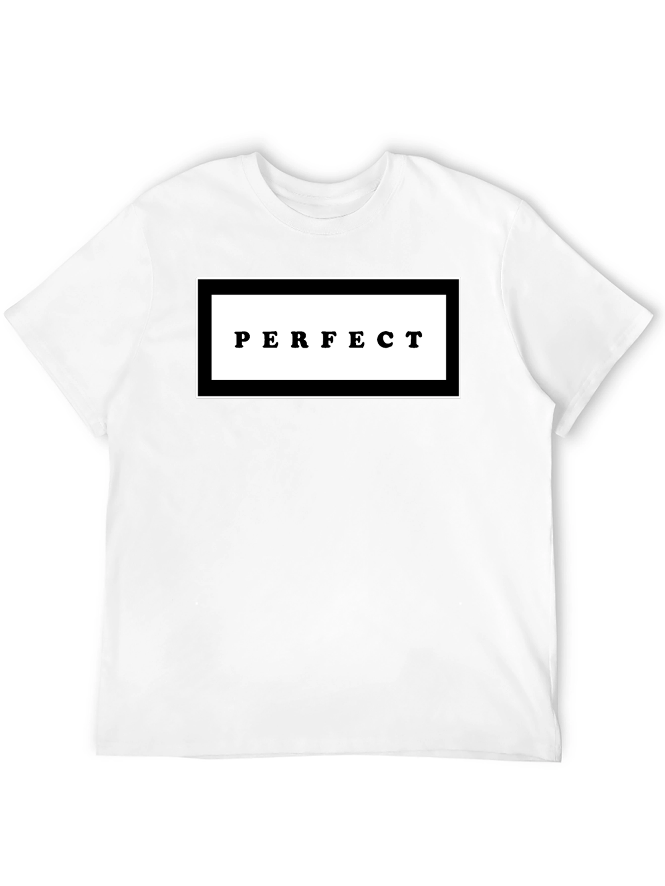 Perfect Graphic Print Black Crew Neck T-Shirt