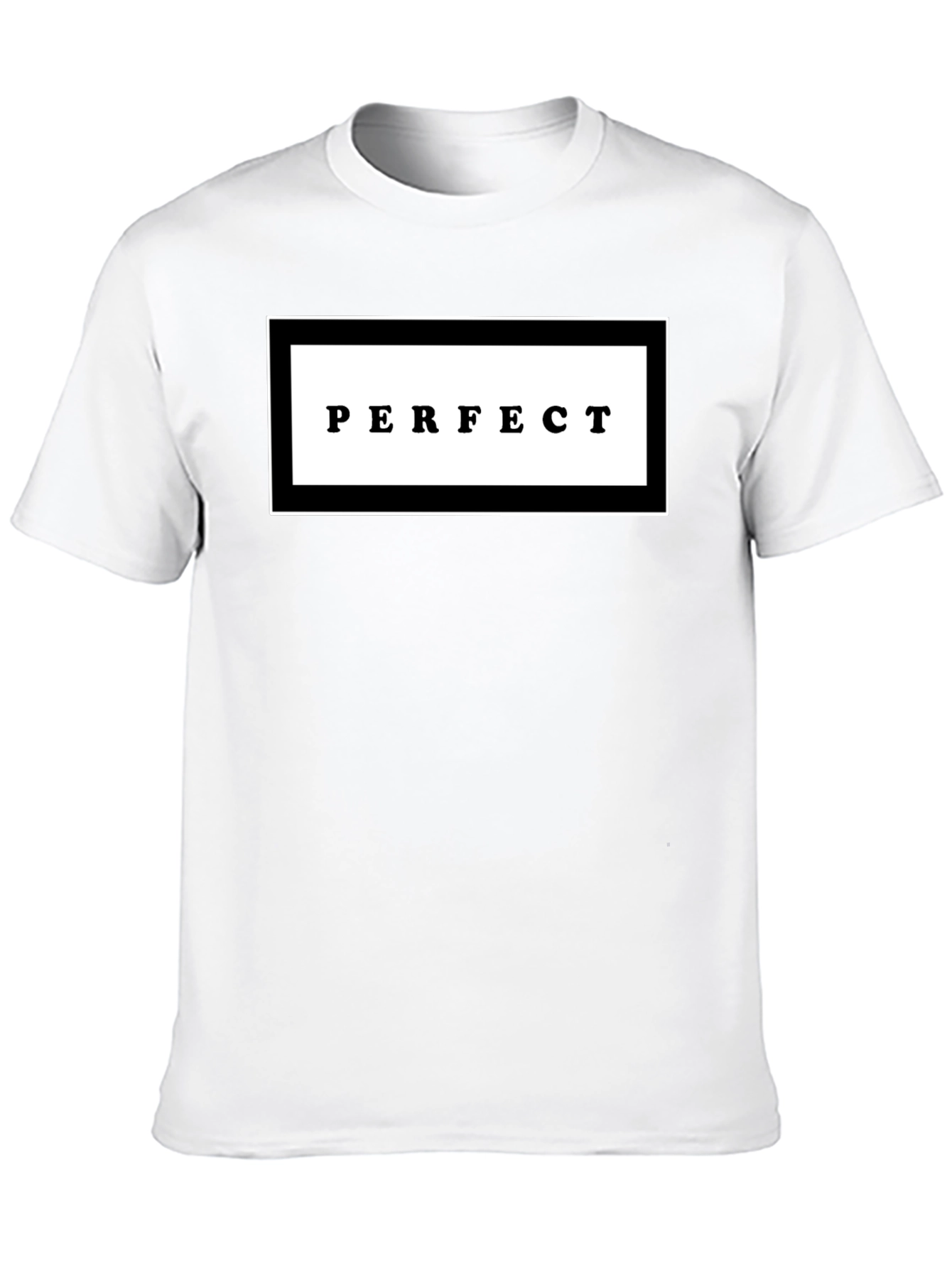 Perfect Graphic Print Black Crew Neck T-Shirt