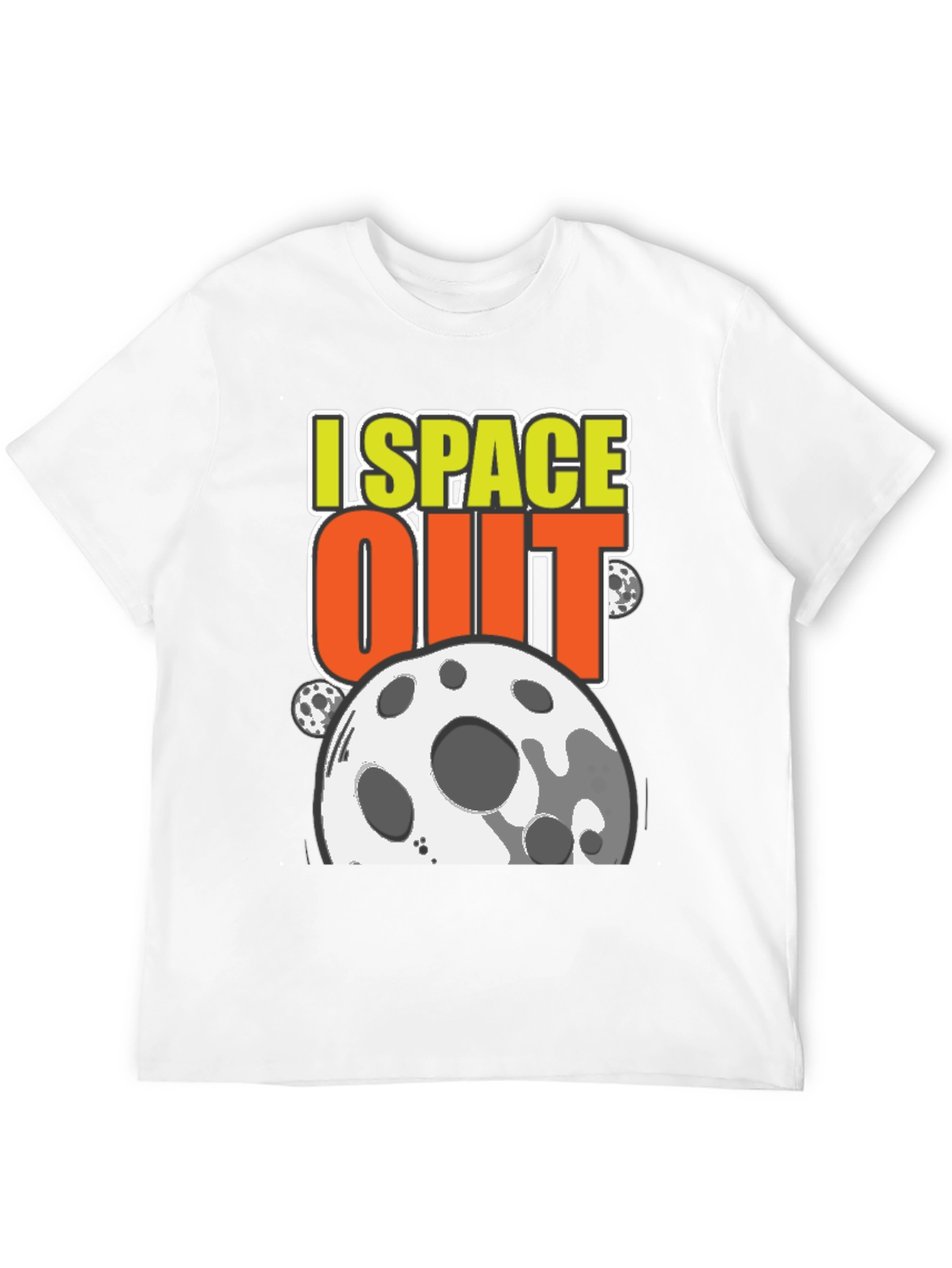 I Space Out T-Shirt - Black Cotton Blend