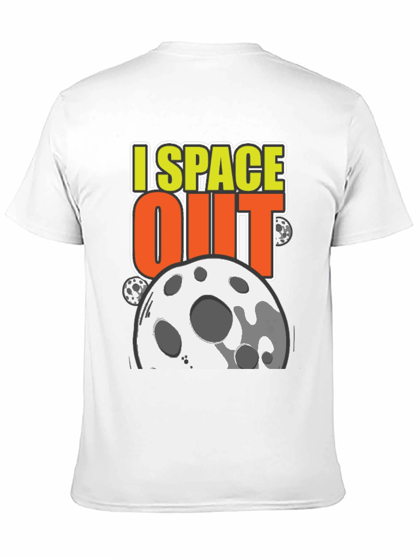 I Space Out T-Shirt - Black Cotton Blend