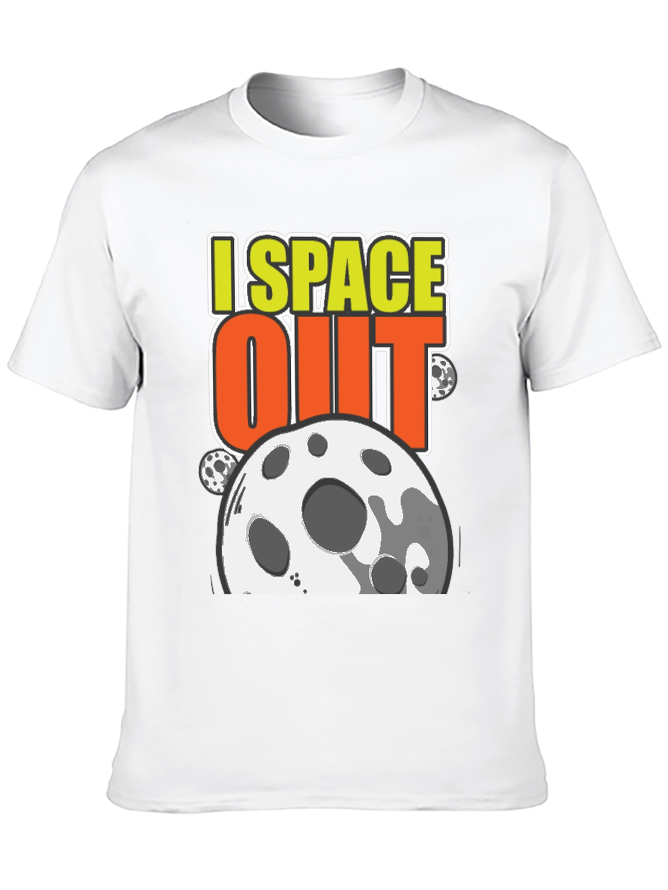 I Space Out T-Shirt - Black Cotton Blend