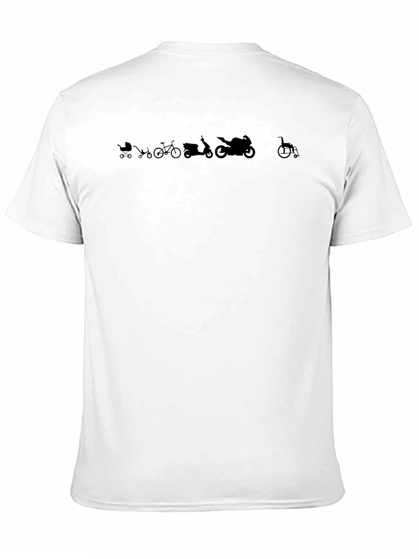 Evolution of Wheels Black T-Shirt