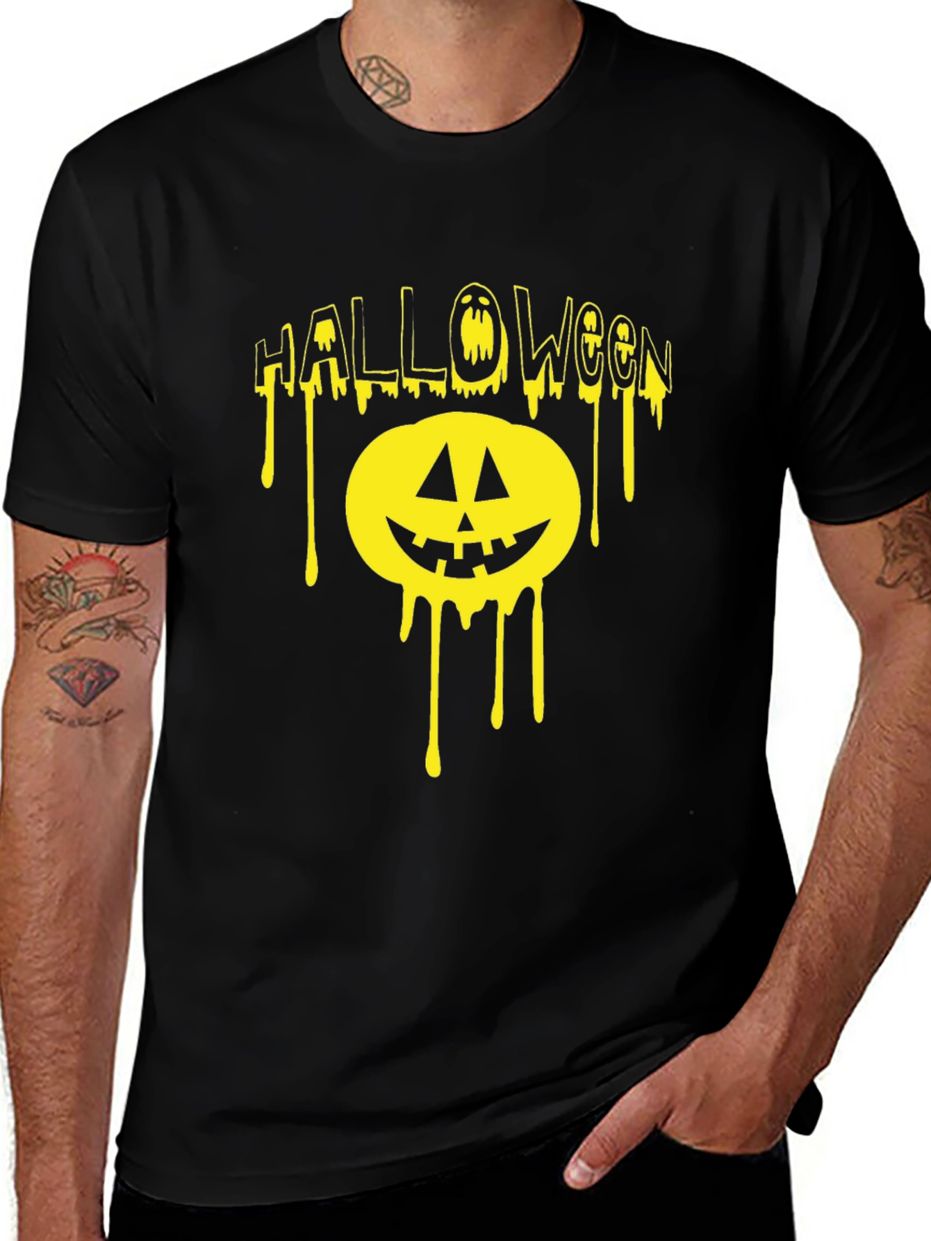 Halloween Dripping Pumpkin T-Shirt
