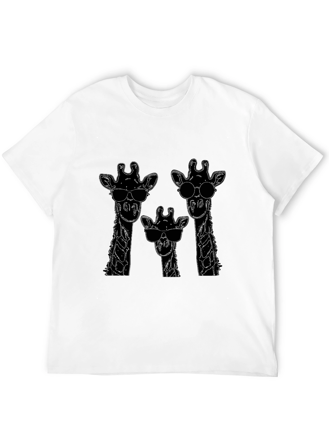 Cool Giraffe Crewneck T-Shirt
