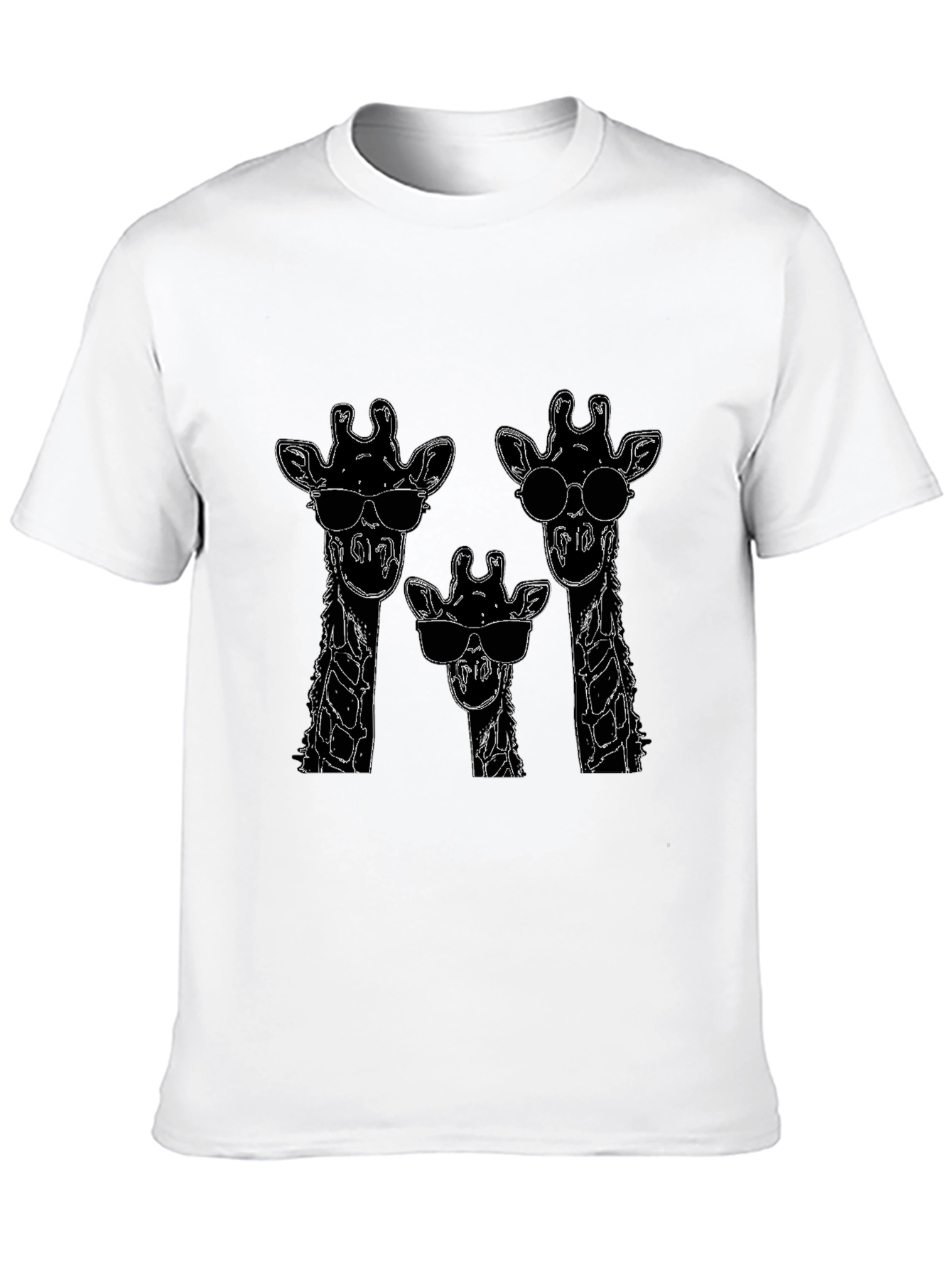 Cool Giraffe Crewneck T-Shirt