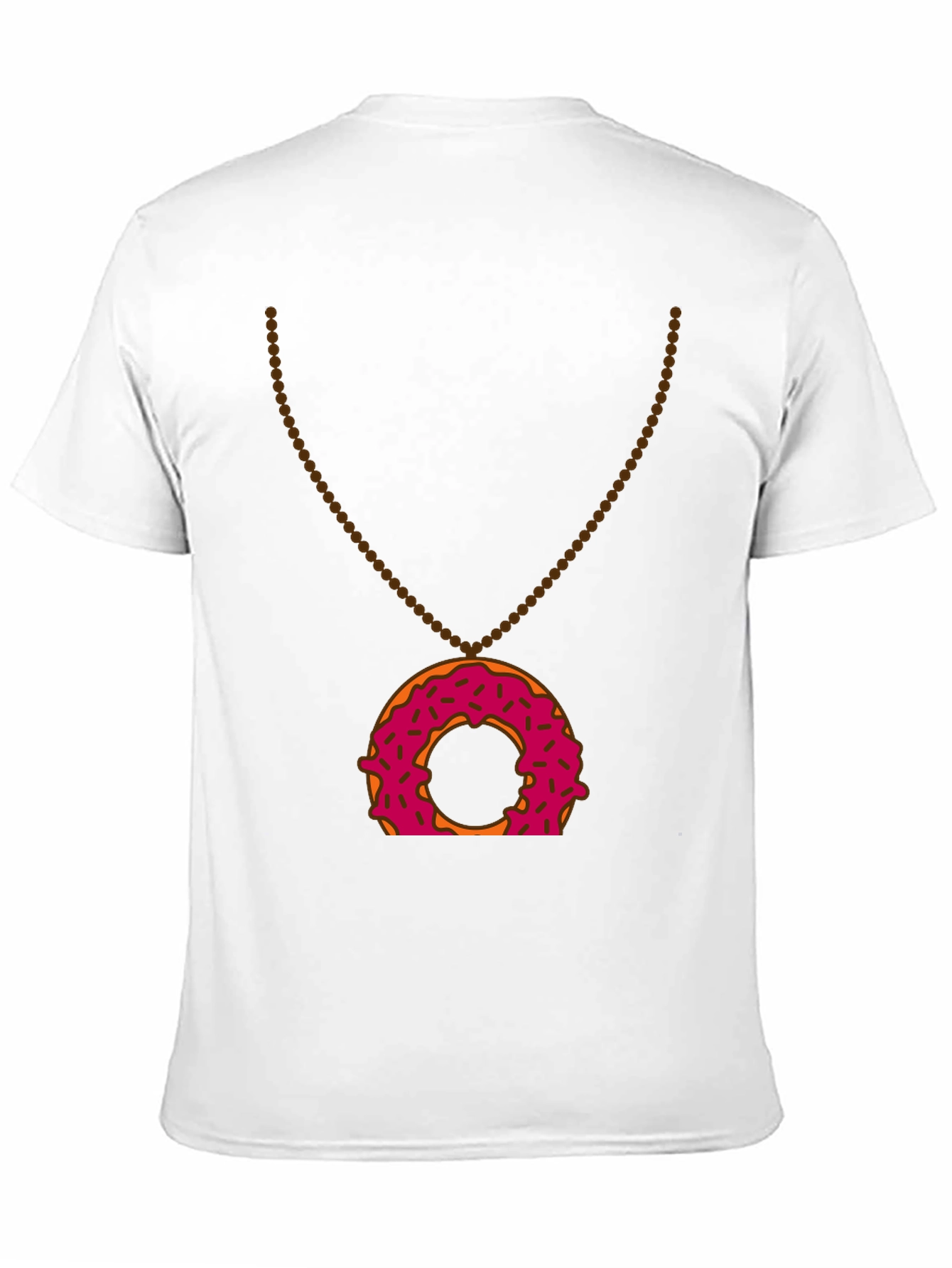 Donut Pendant T-Shirt - Sweet Treat Style